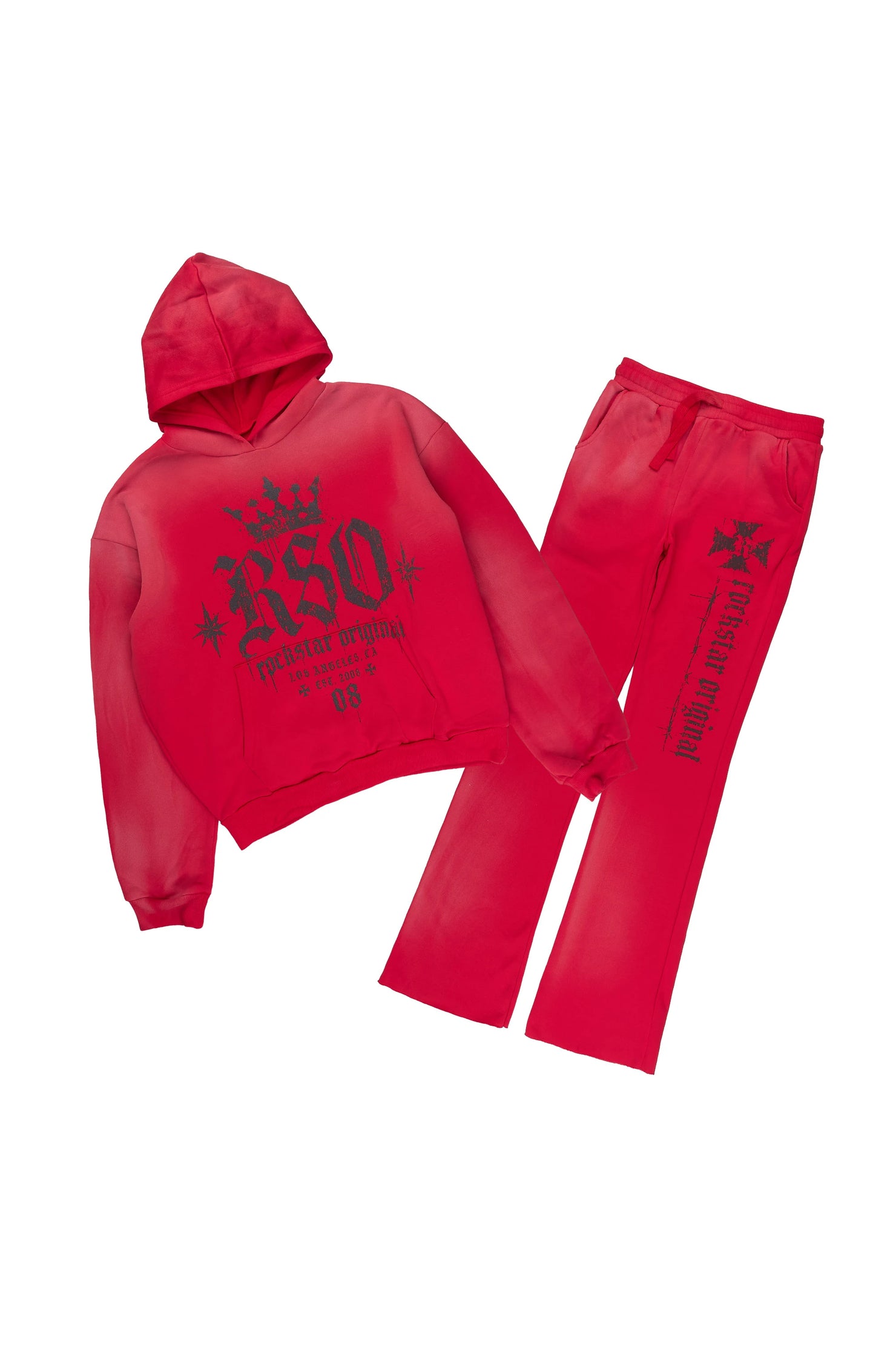Boys Cicatrax Red Hoodie Track Set