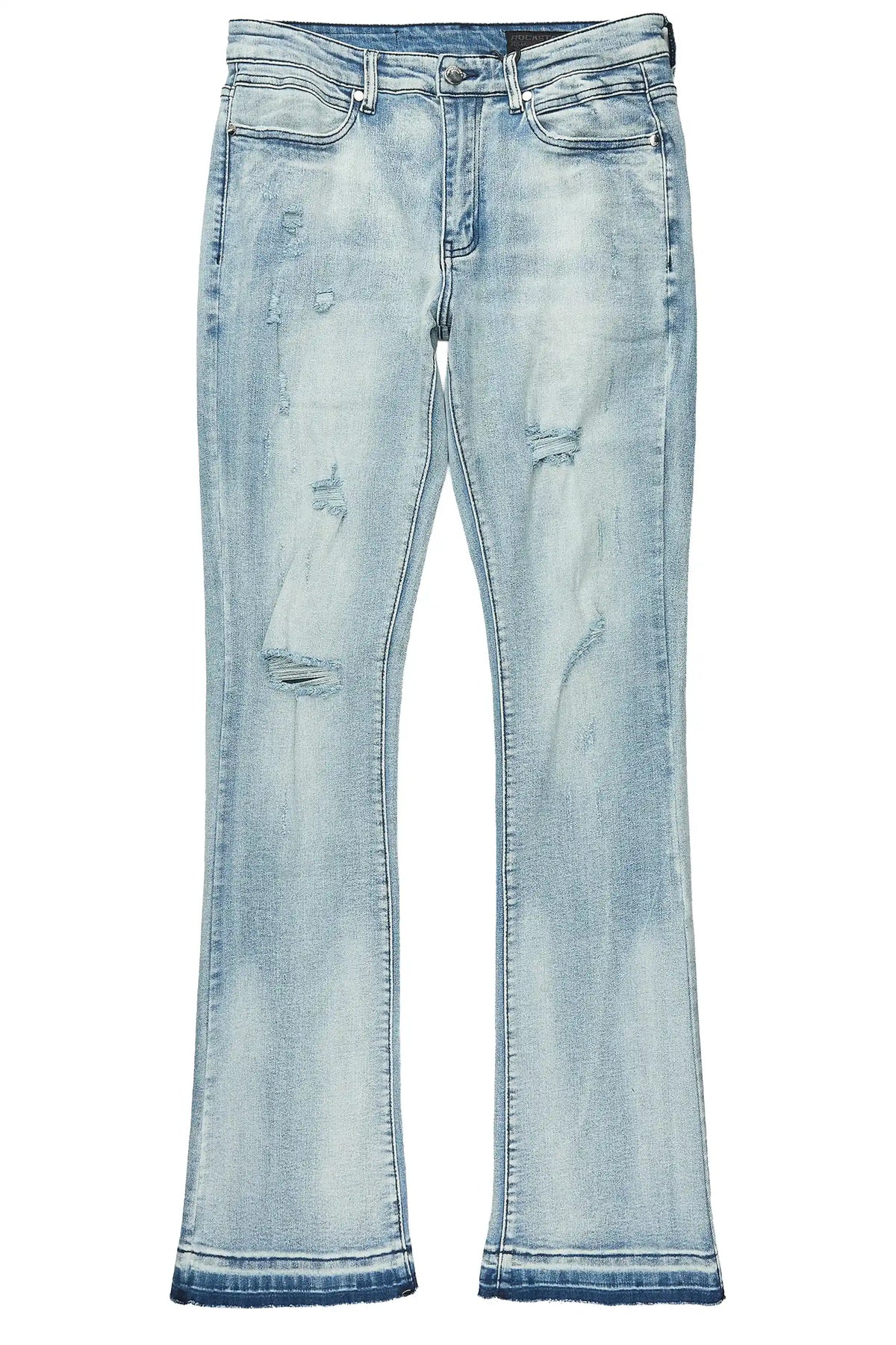 Jayroe Medium Blue Stacked Jean