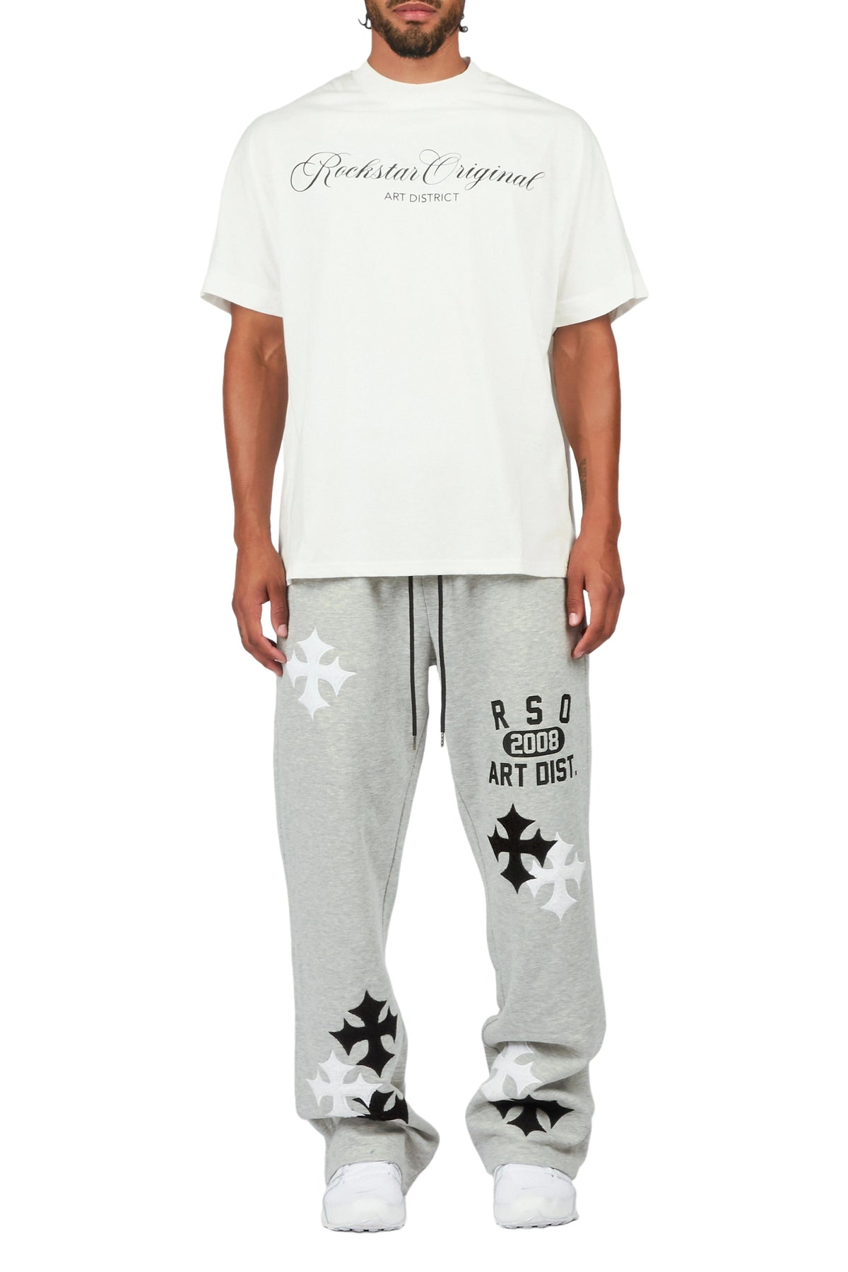 Acacius Heather Grey Relaxed Pant