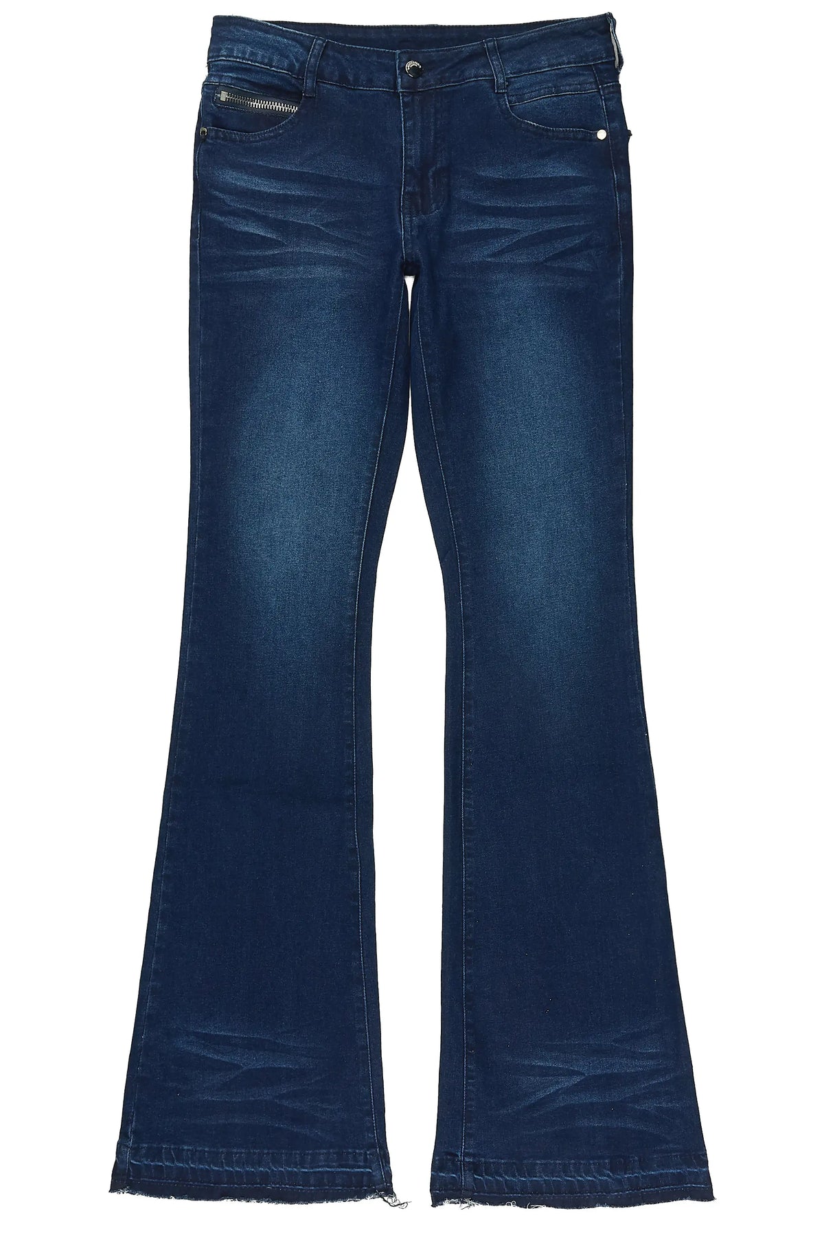 Mitchelle Dark Wash Stretch Flare Jean