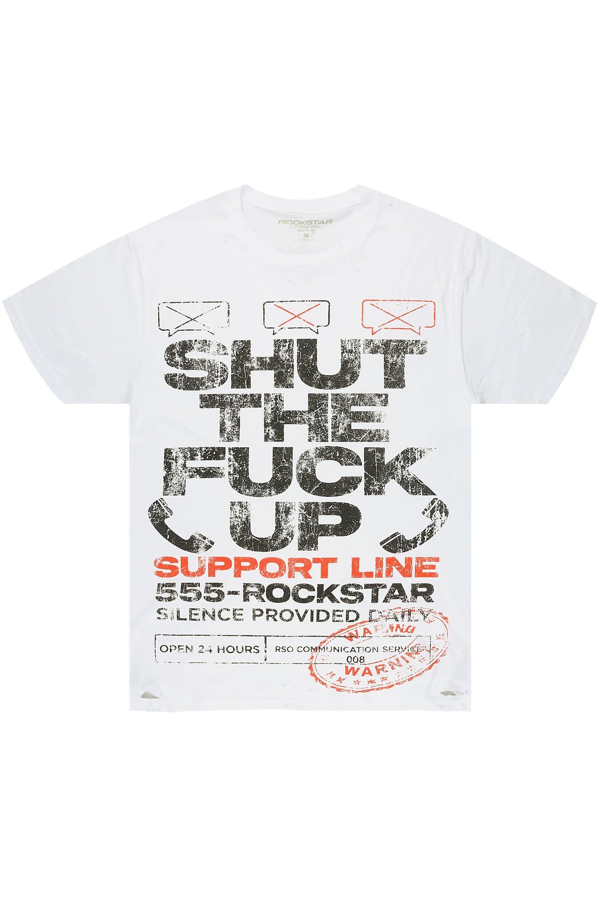 Emrys White Oversized Graphic T-Shirt