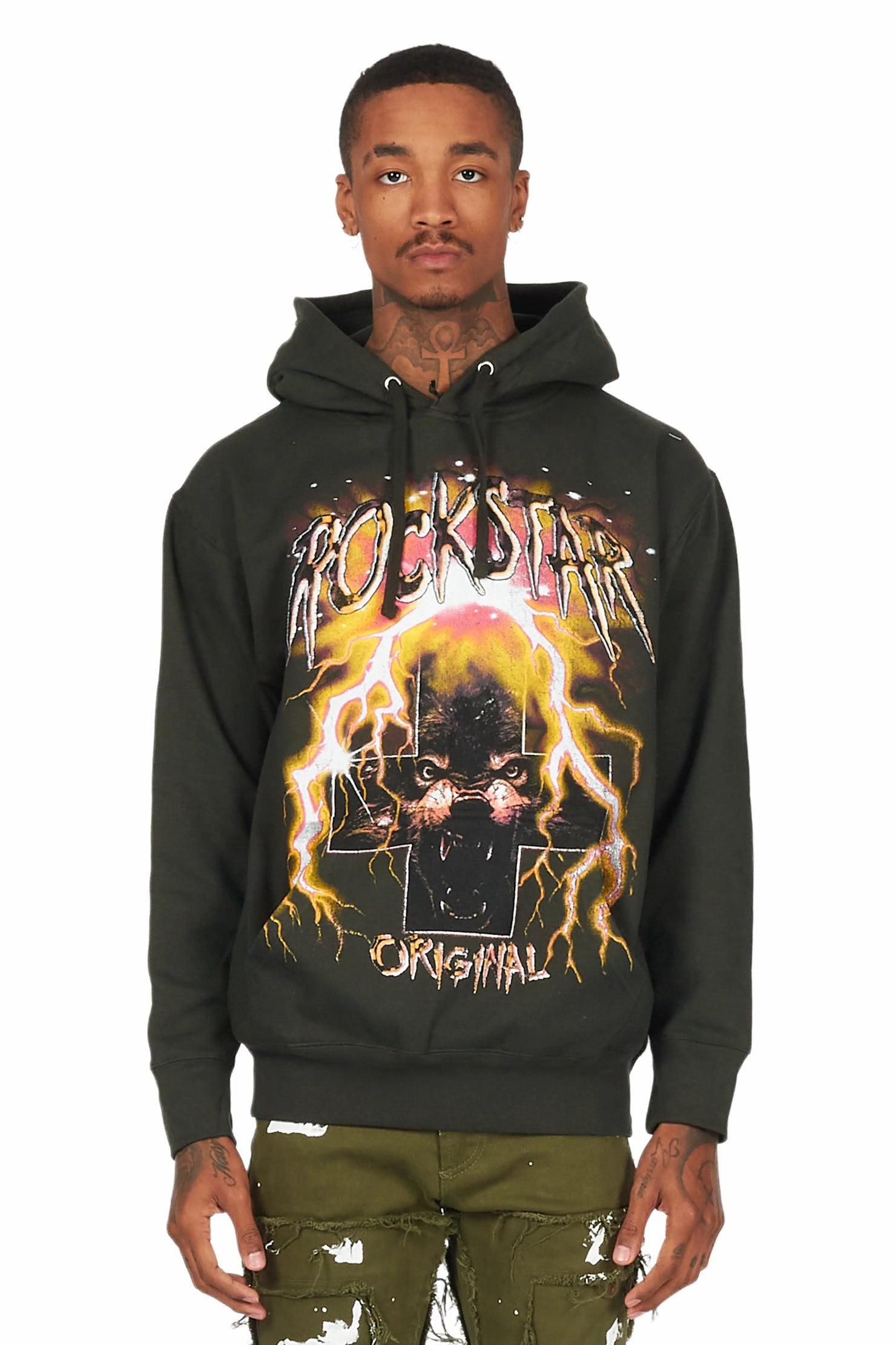 Bolk Green Graphic Hoodie