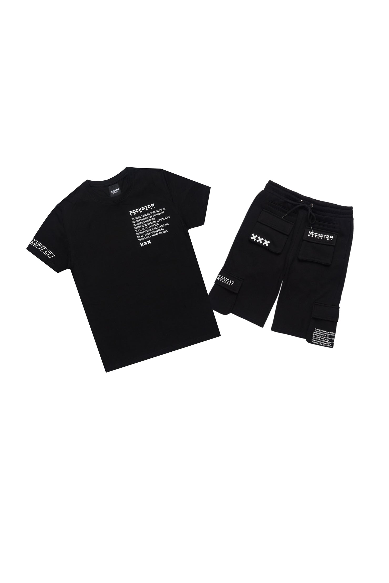 Boys Jash Black Short Set
