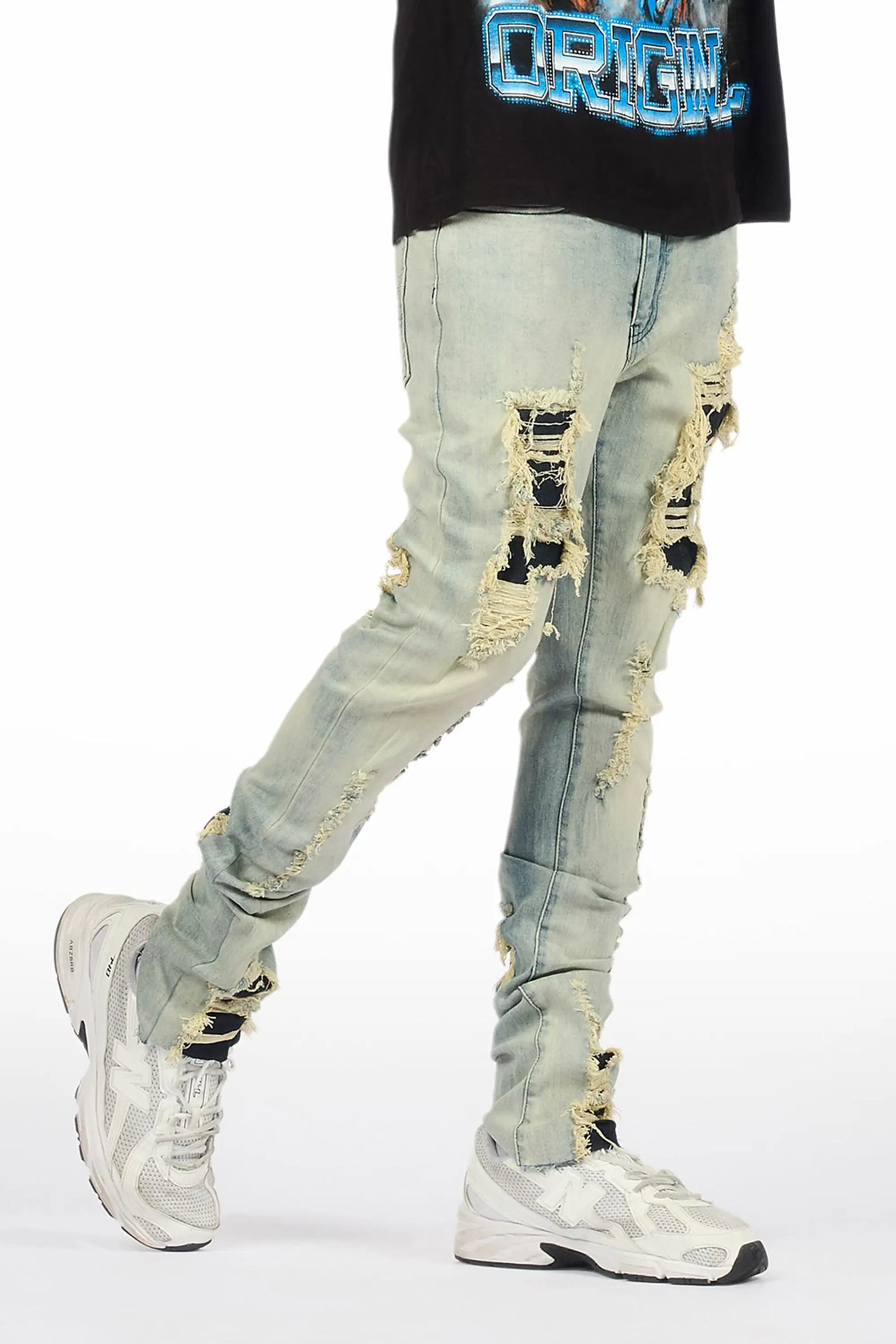 Fateh Light Blue Skinny Fit Jean