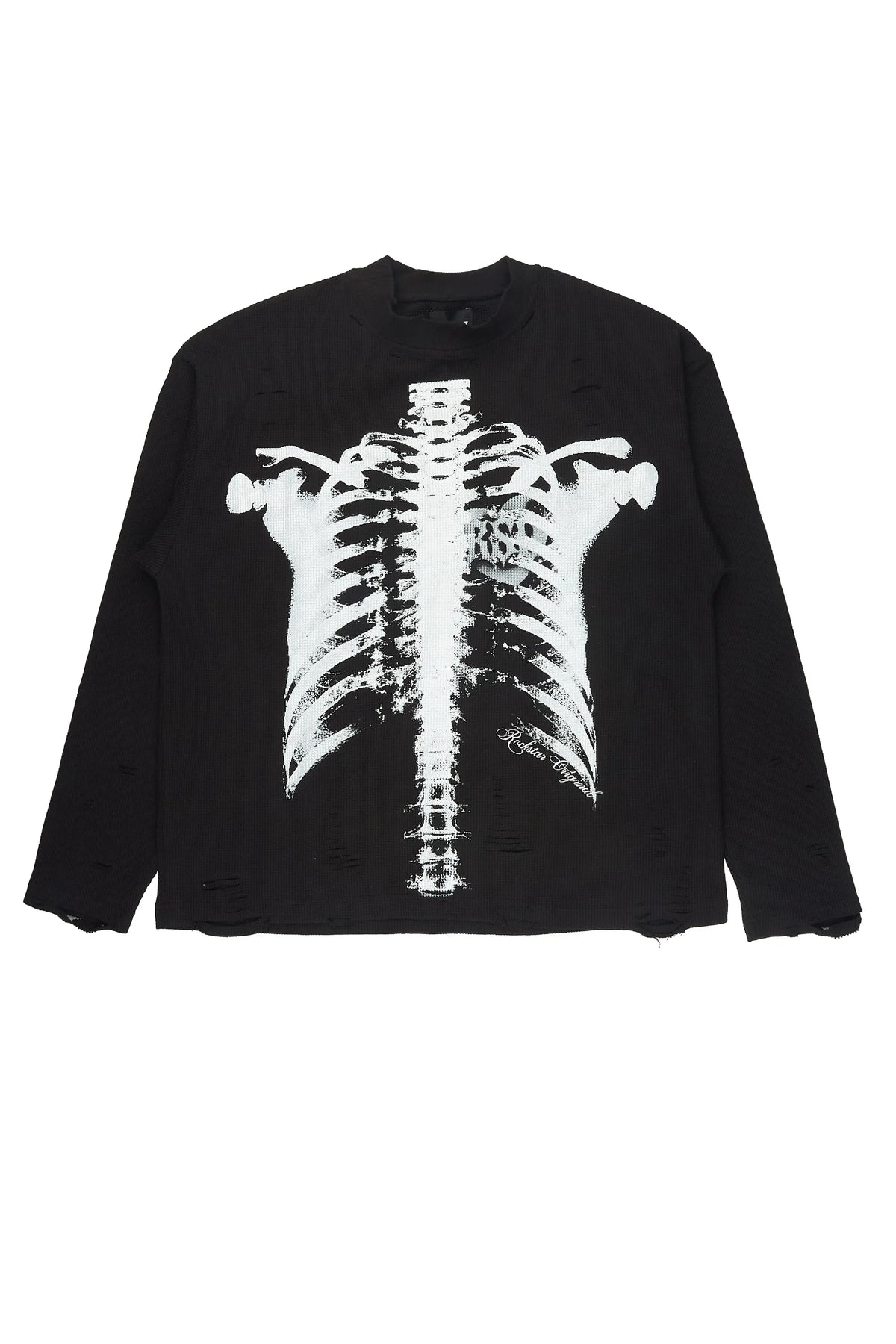 Caliz Black Thermal Long Sleeve T-Shirt