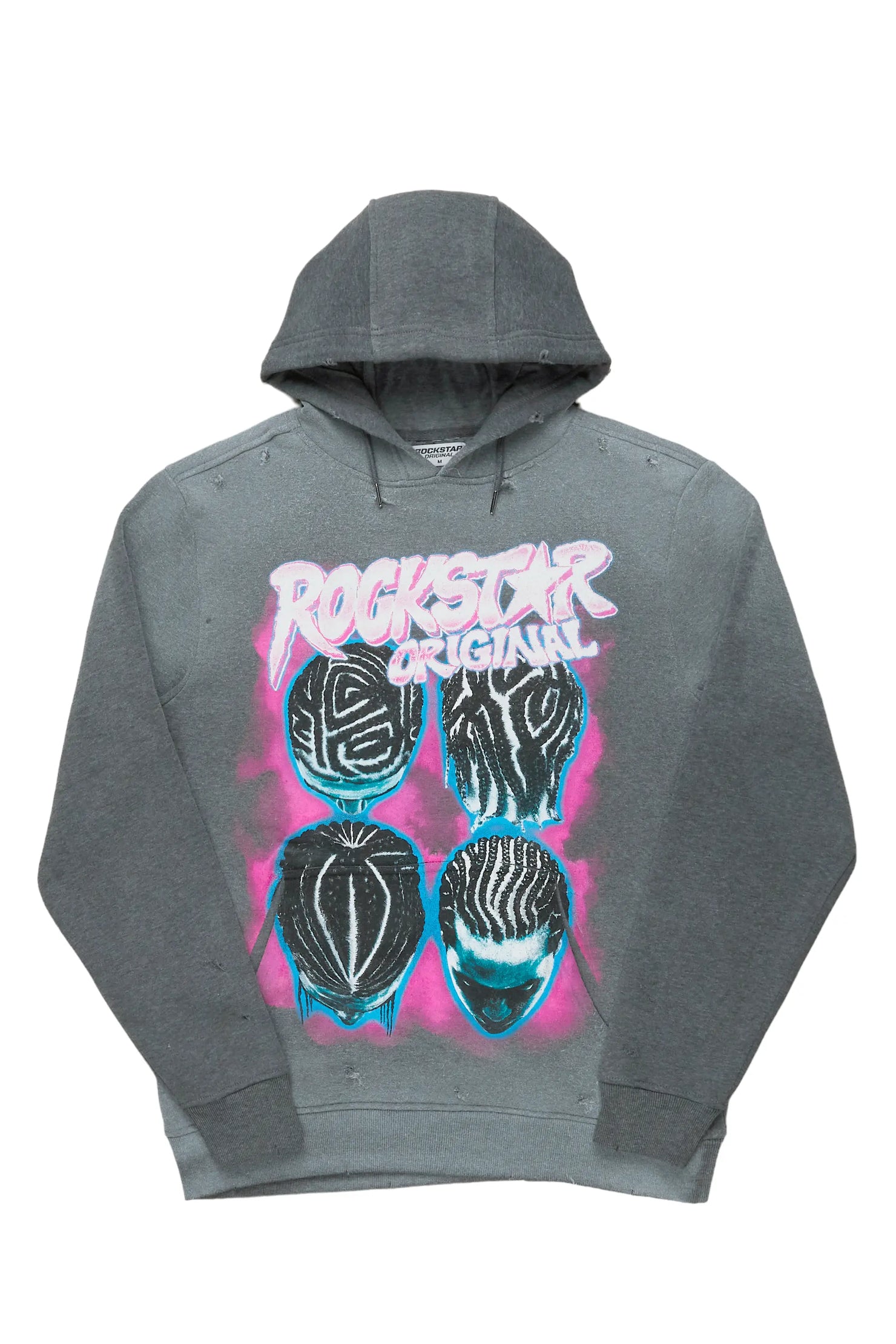 Barber Charcoal Graphic Hoodie