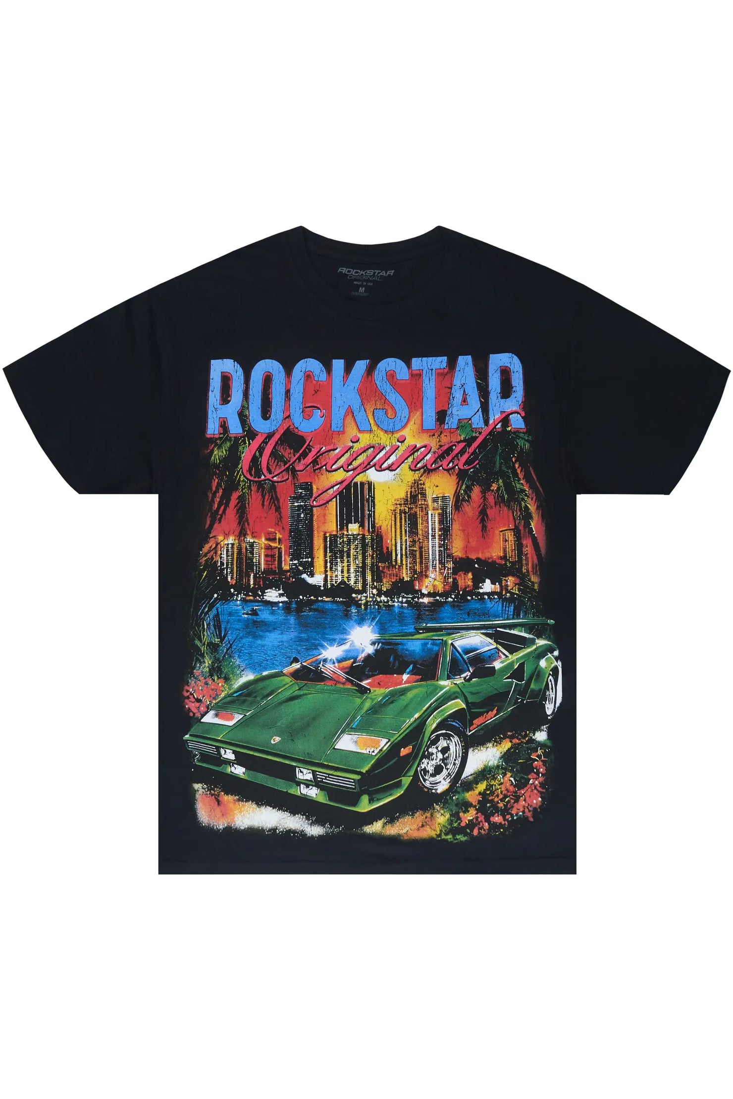 Jhaezar Black Oversized Graphic T-Shirt