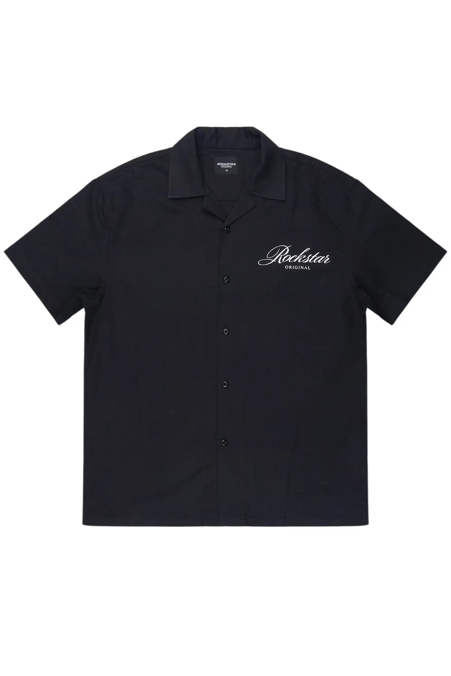 Broadnax Black Button Down Shirt