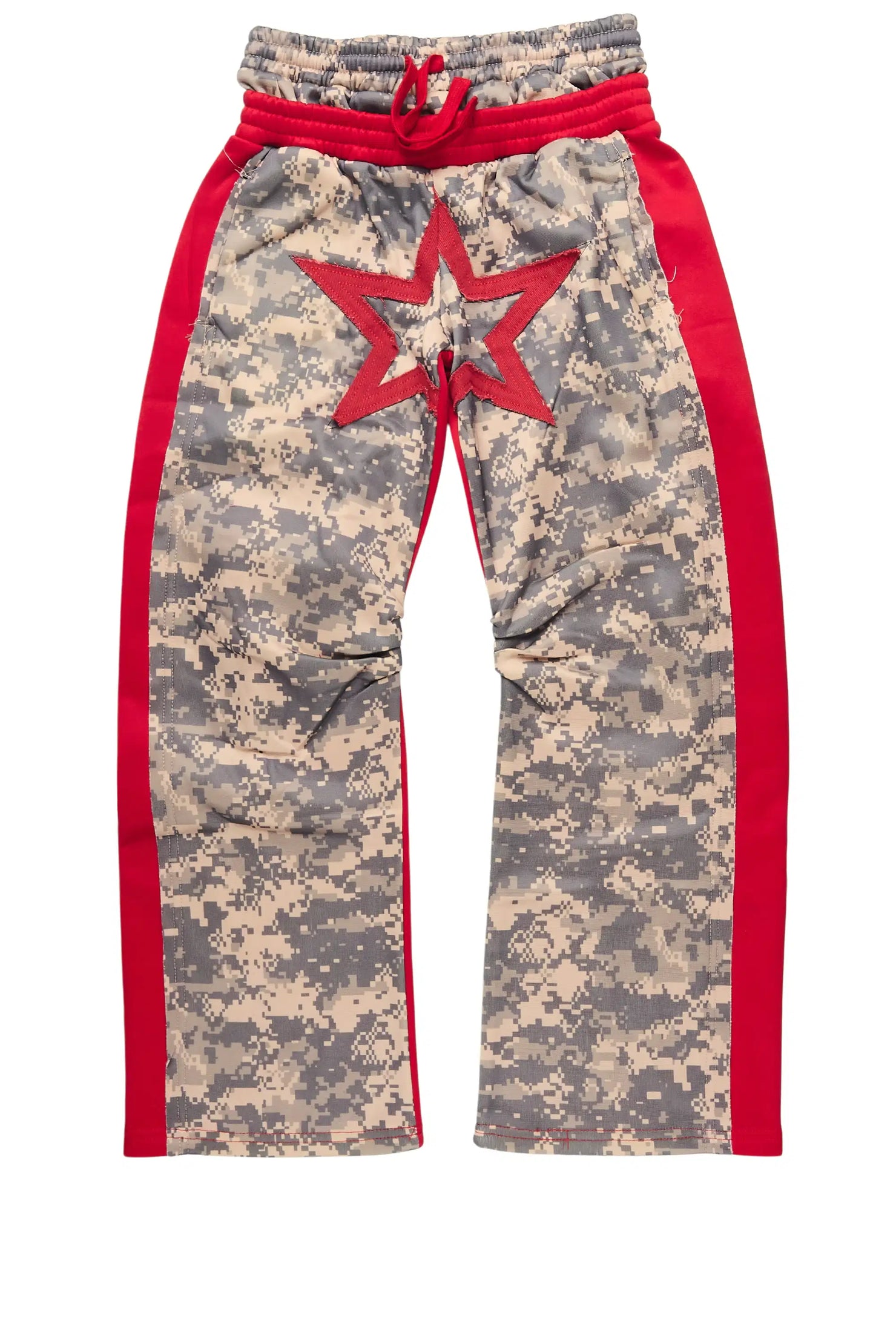Boys Canaan Camo Double Waisted Baggy Track Pant