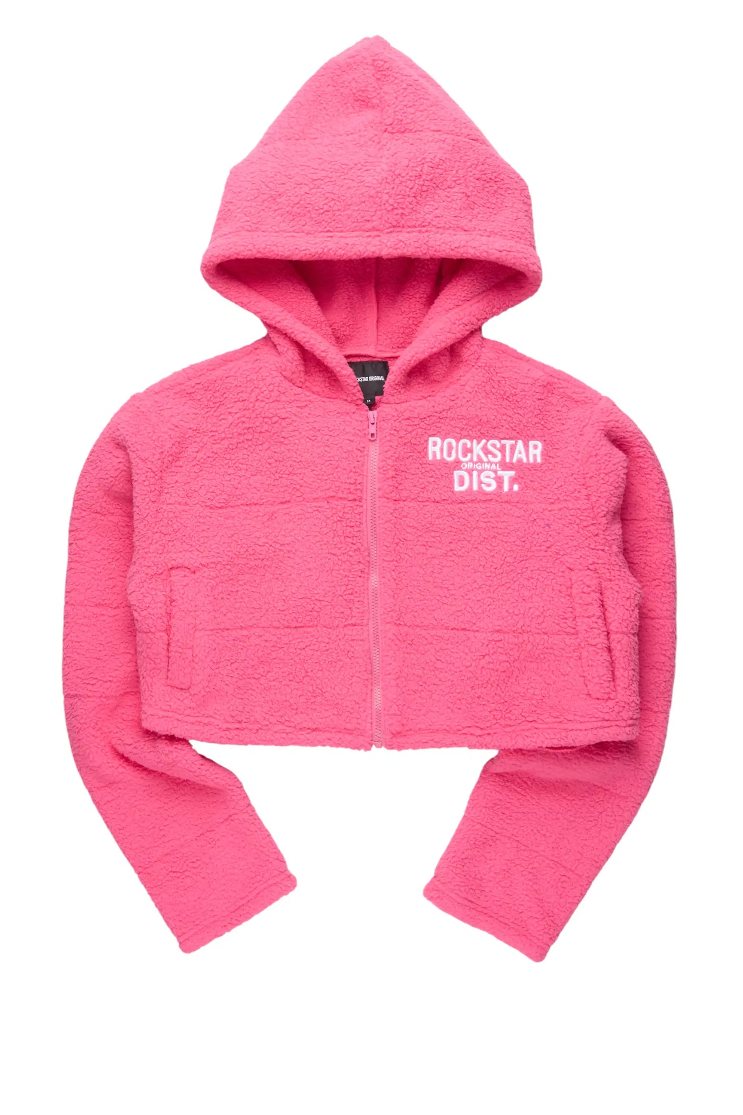Kimani Hot Pink Sherpa Jacket