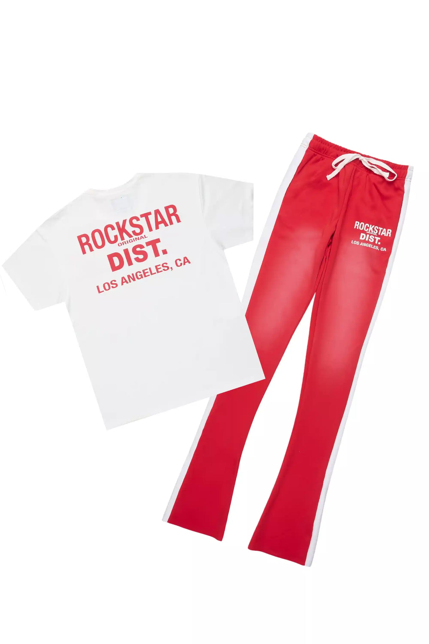 Atlanty 2.0 White/Red T-Shirt Trackset