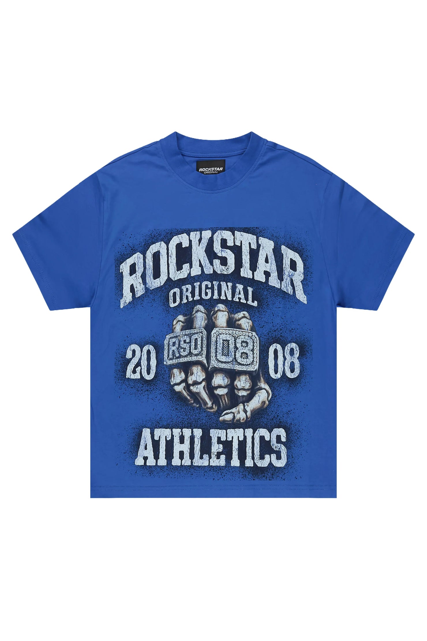 Boys Azizi Royal Blue Graphic T-Shirt