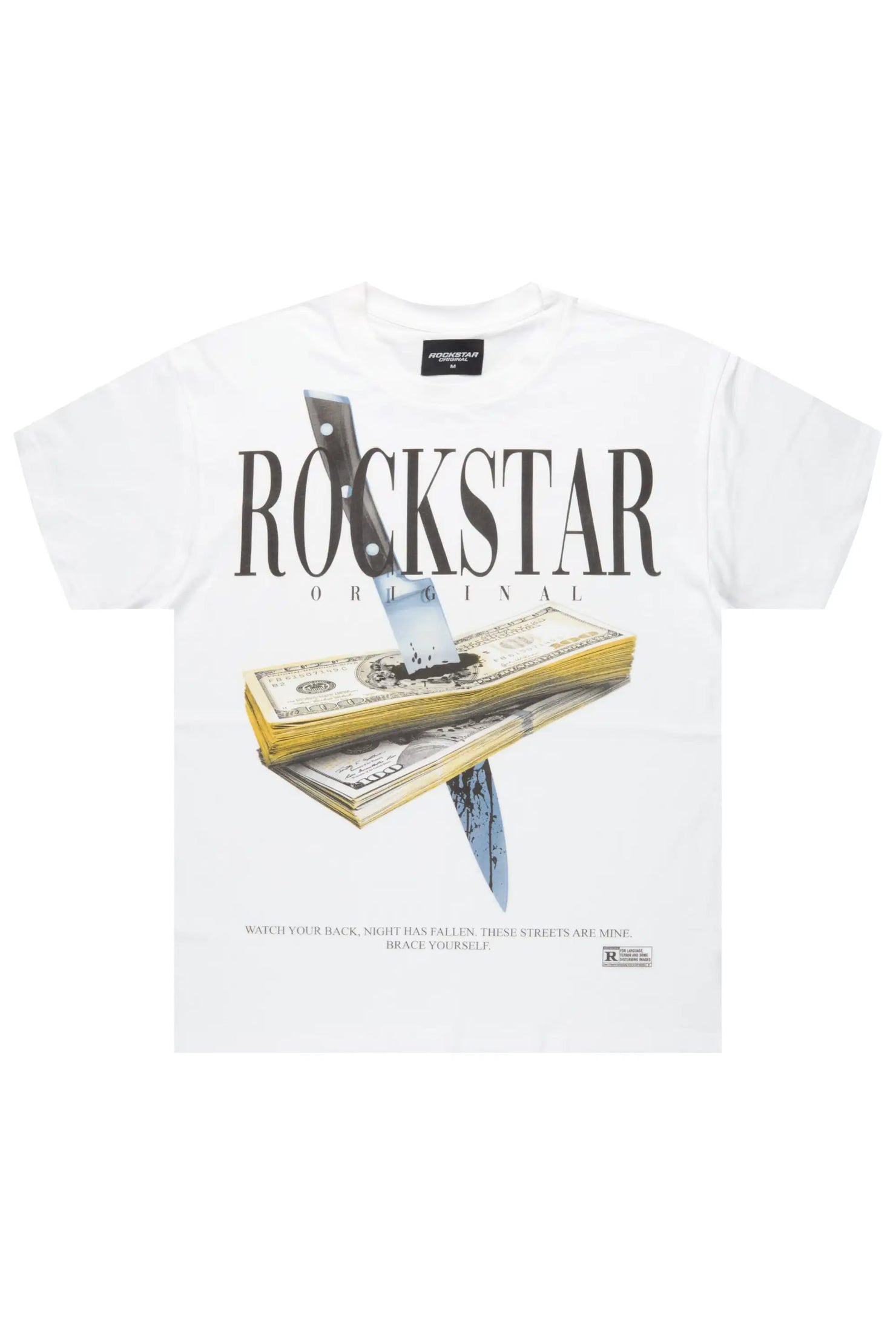 Datenyte White Oversized Graphic T-Shirt