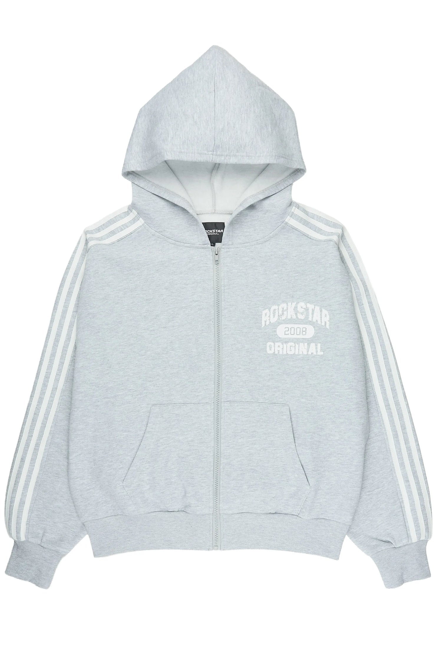 Tylla Heather Grey Zip Up Hoodie