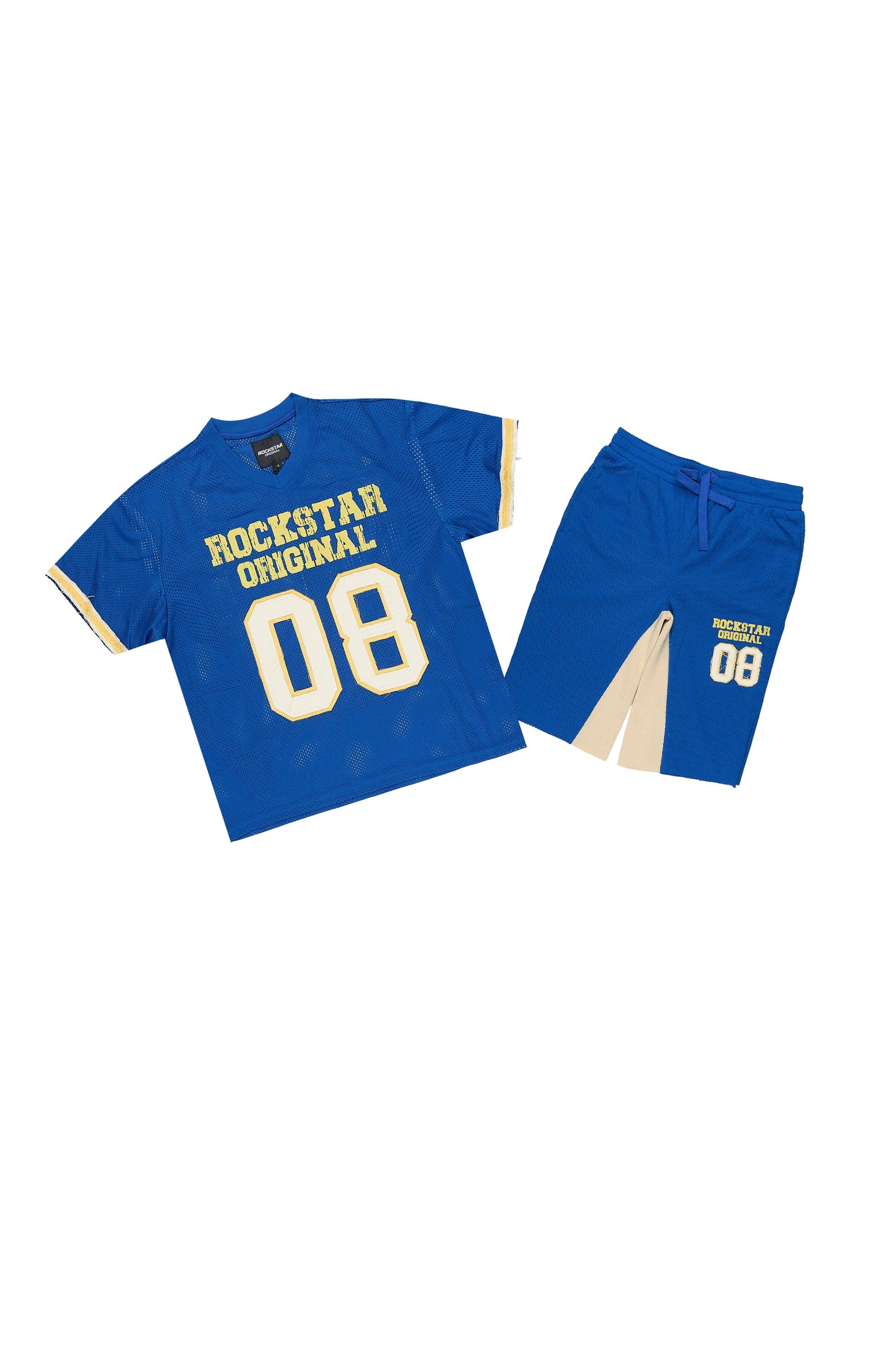 Boys Deston Blue T-Shirt Short Set