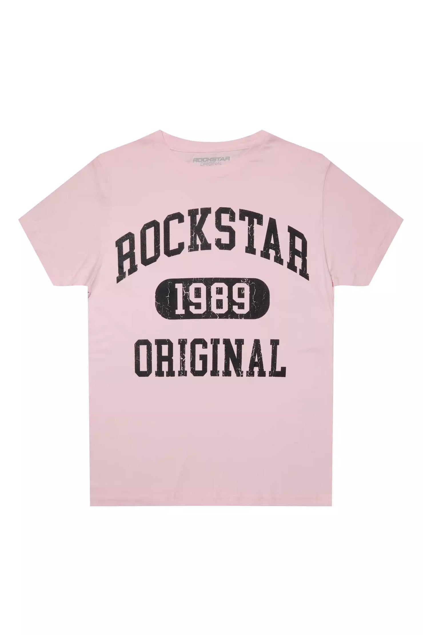 Boys Members Pink/Black Graphic T-Shirt