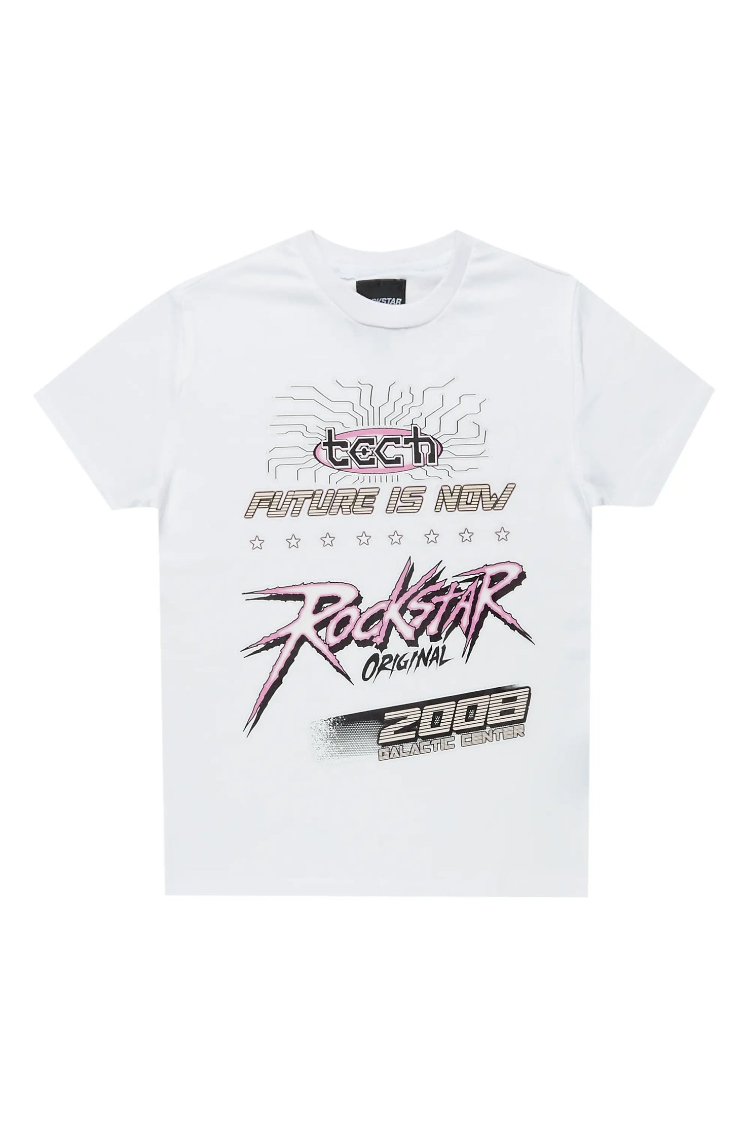 Girls Ollie White Graphic T-Shirt
