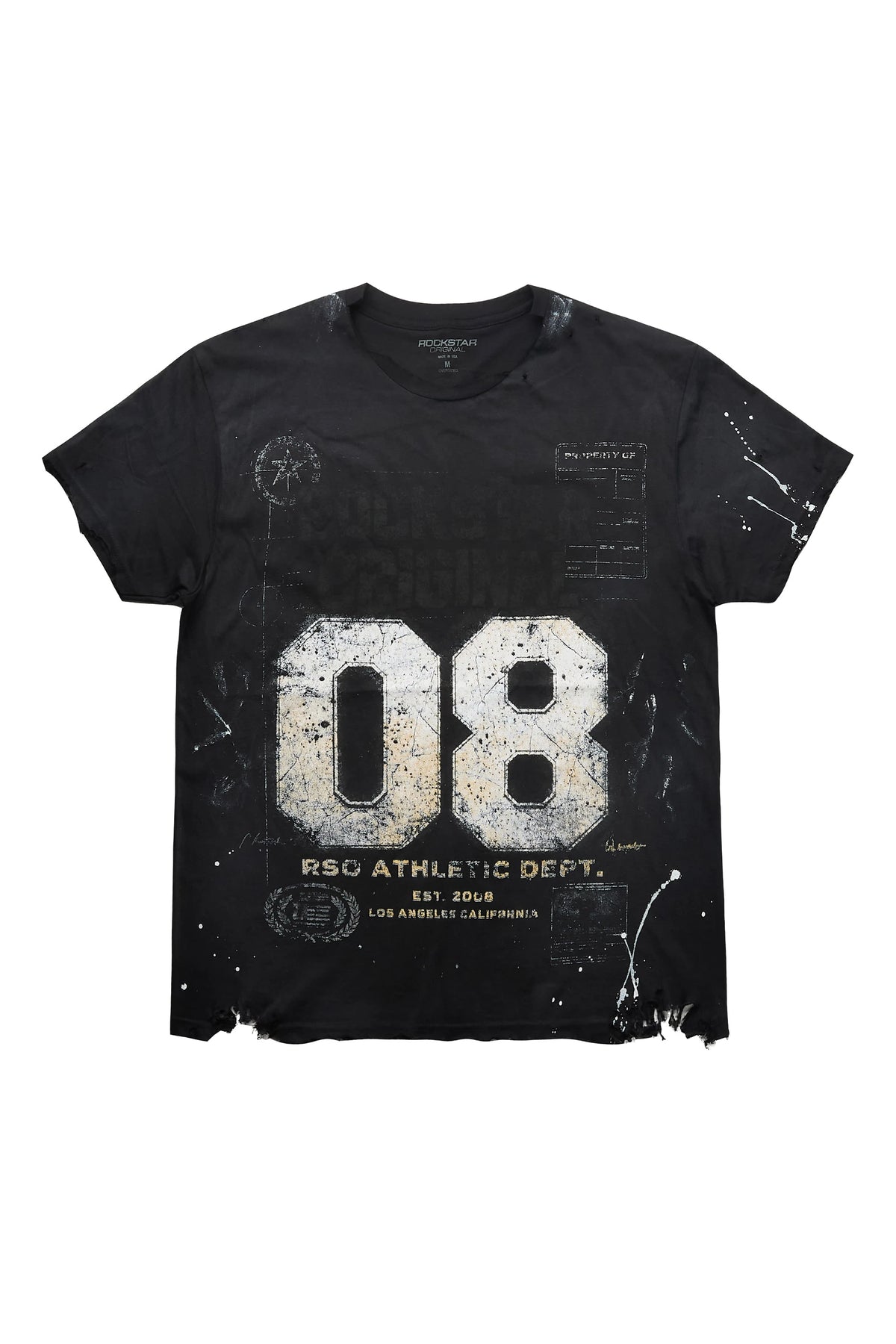 Deon Black Oversized Graphic T-Shirt