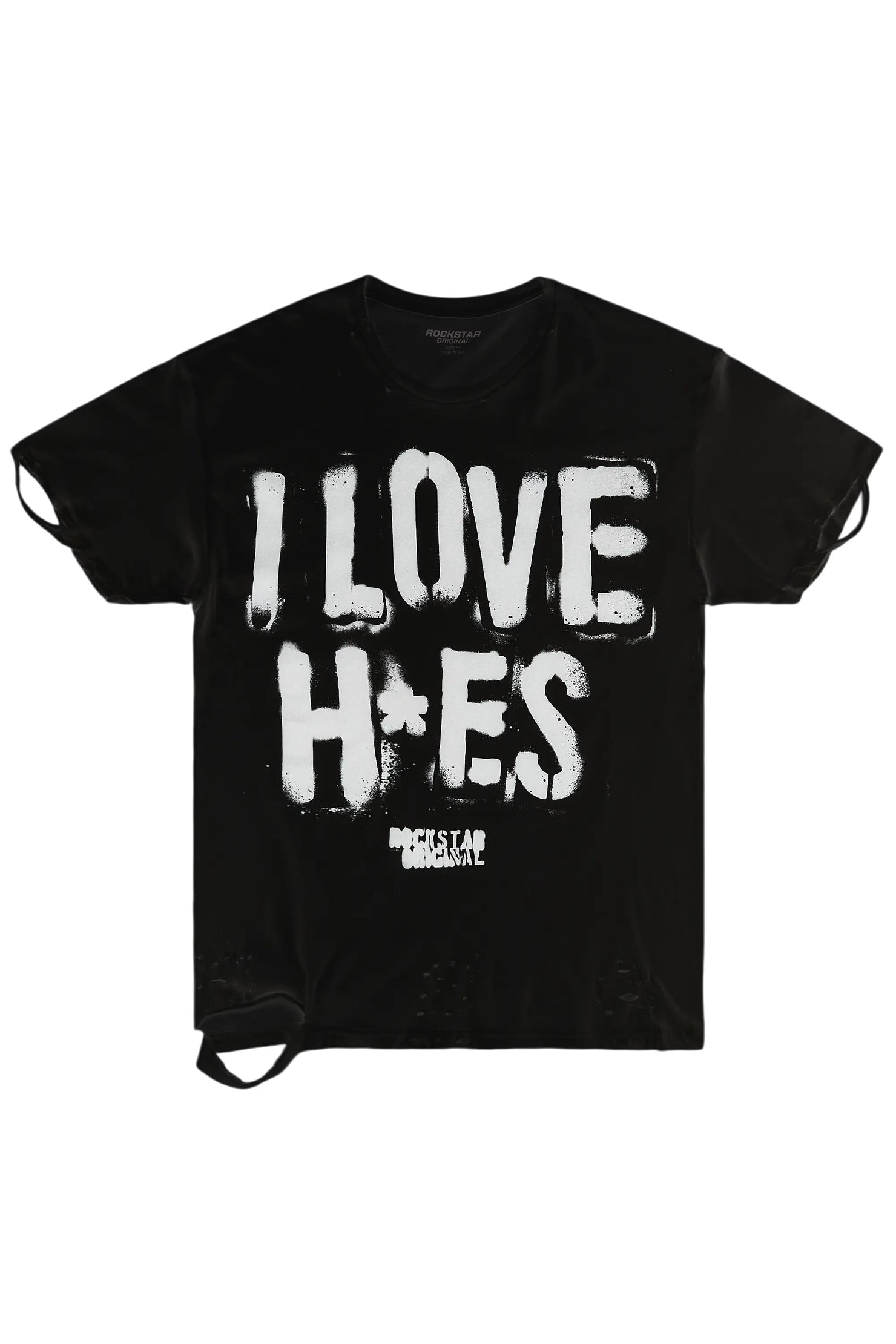 Tanasya Black Oversized T-Shirt