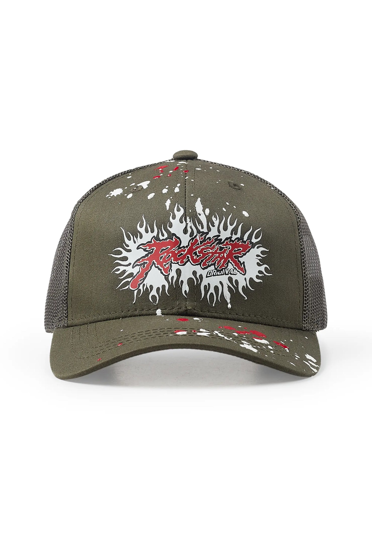 Boys Damir Army Green Trucker Hat