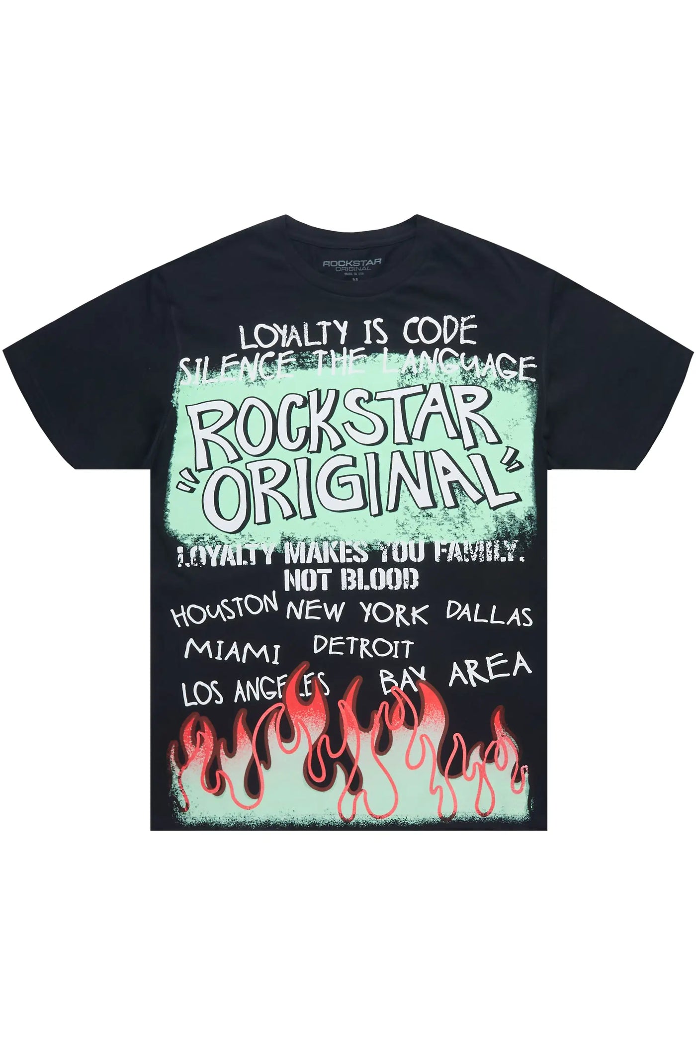 Beno 2.0 Black Oversized Graphic T-Shirt– Rockstar Original