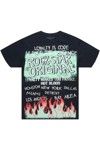 Beno 2.0 Black Oversized Graphic T-Shirt– Rockstar Original
