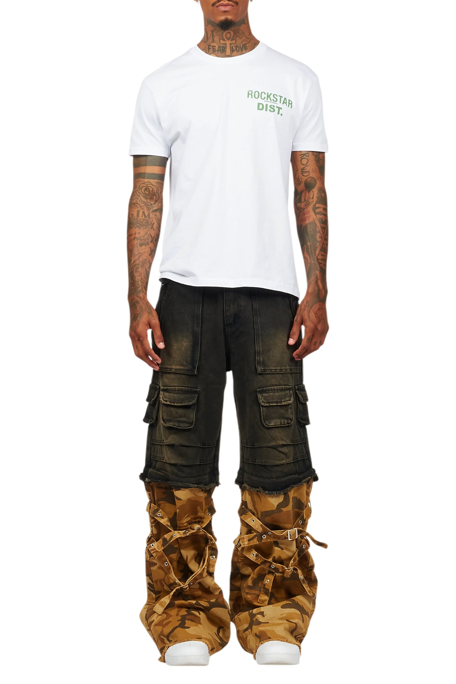 Exxus Dark Grey Baggy Fit Jean