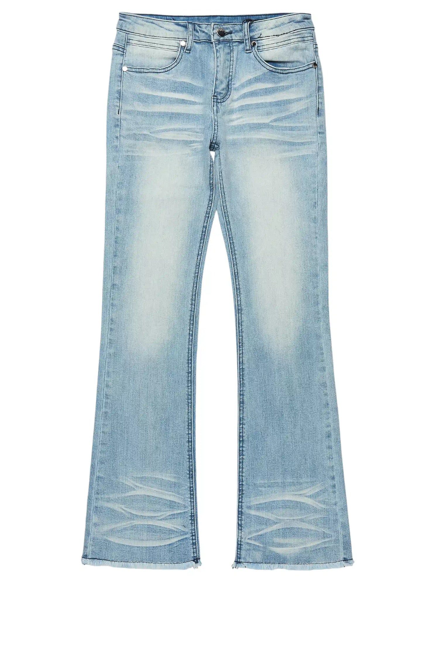 Boys Dag Dark Blue Stacked Flare Jean