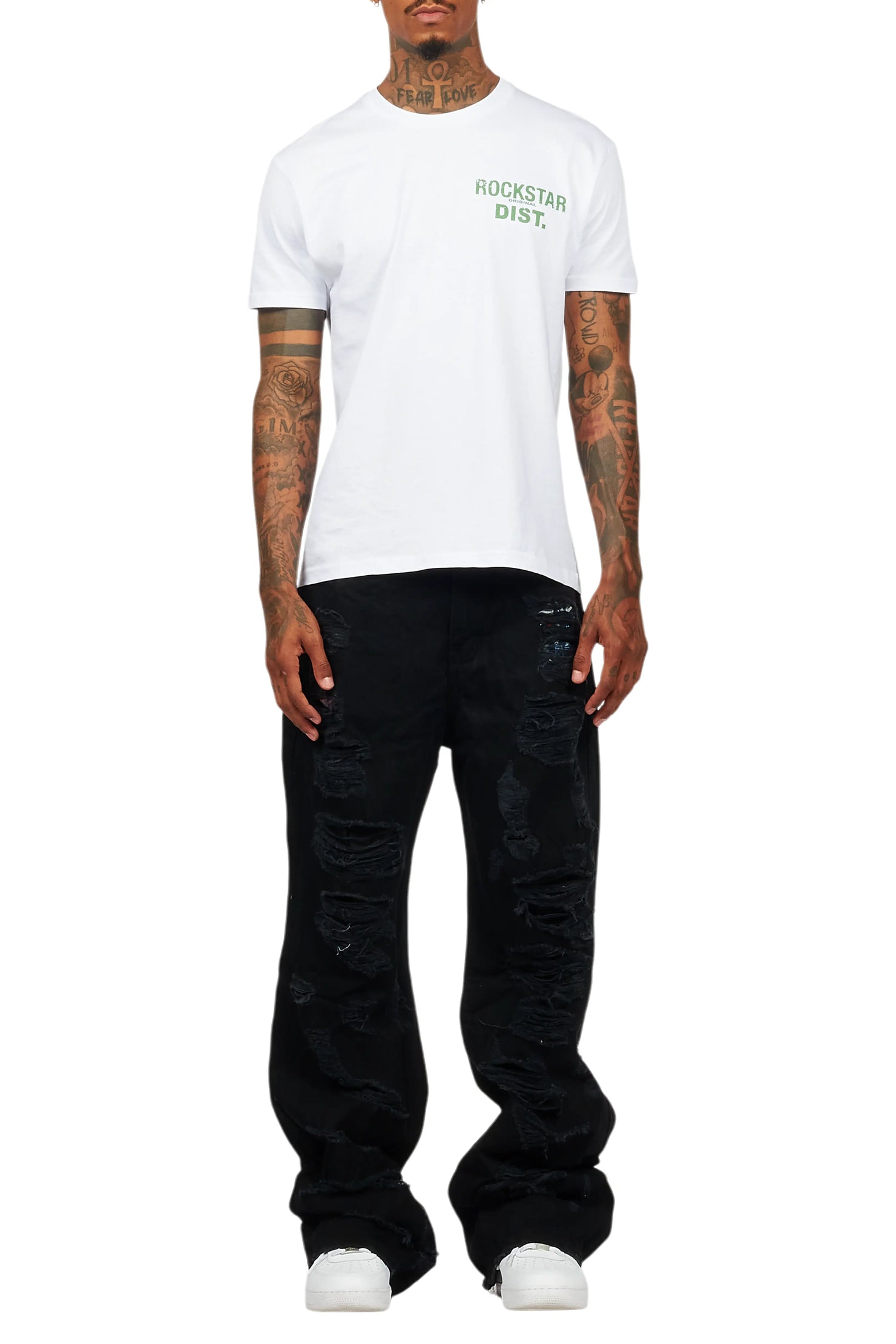 Mical Black Baggy Fit Jean