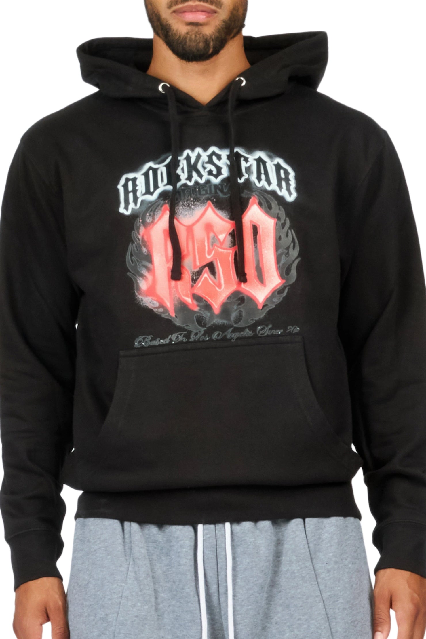 Dante Black Graphic Hoodie