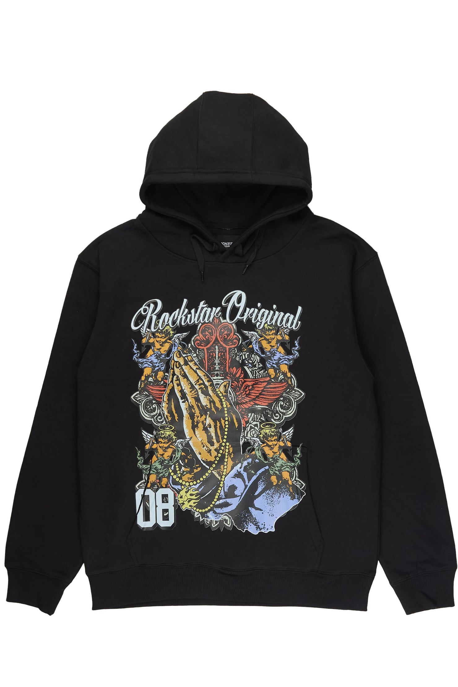 Zavien Black Graphic Hoodie