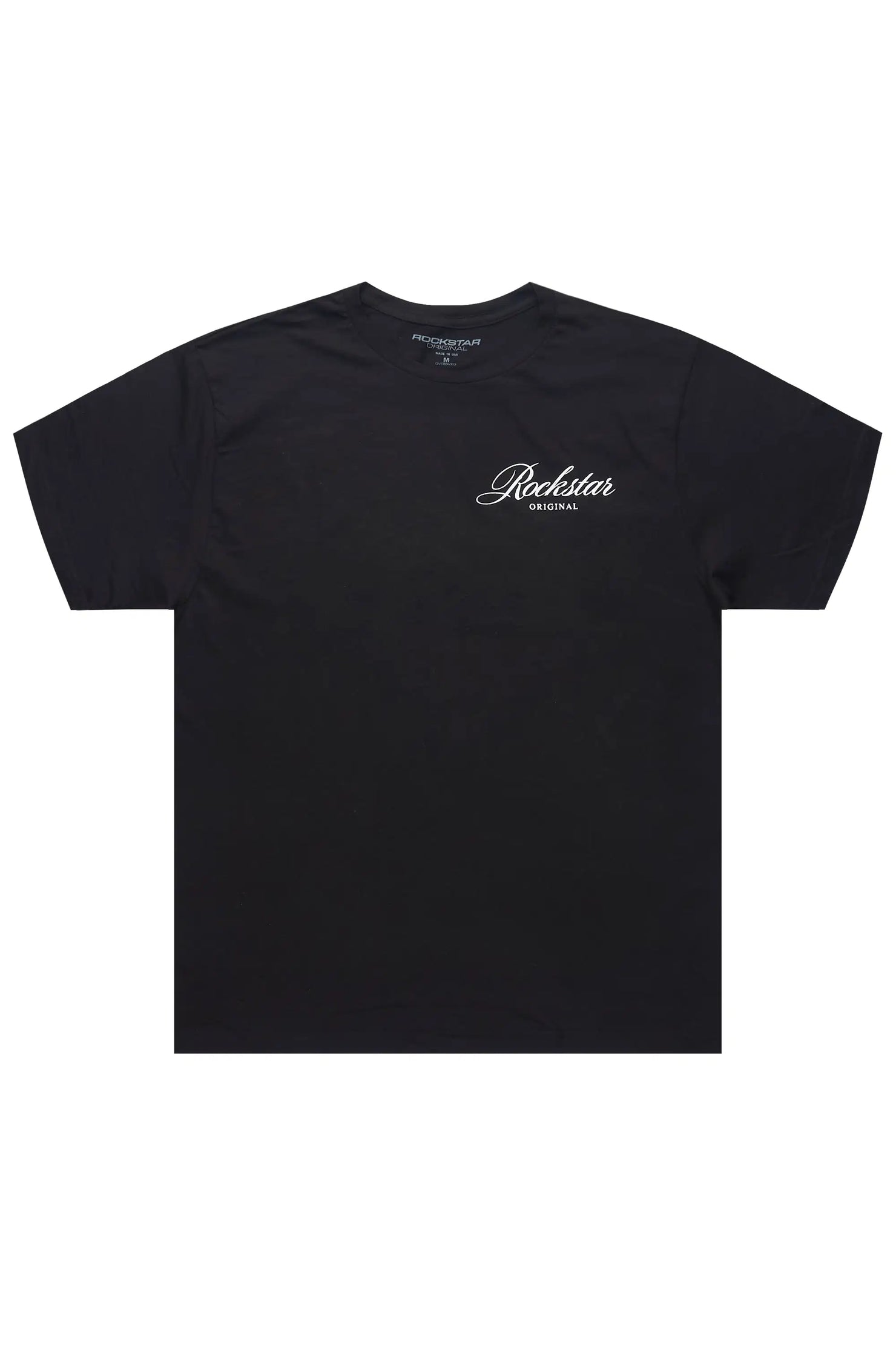Domaric Black Oversized Graphic T-Shirt