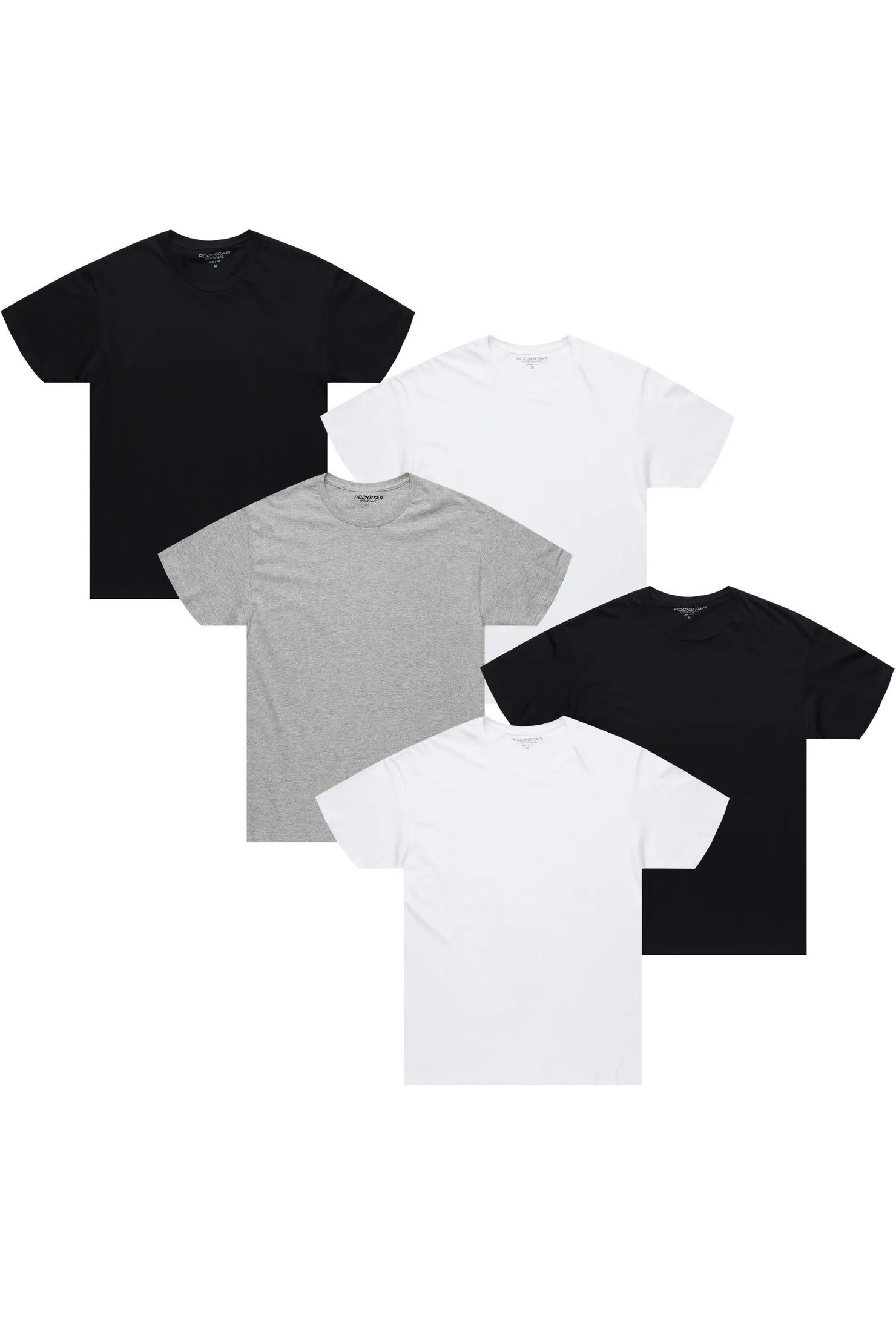 Rockstar Basic Multi T-Shirt 5 Pack