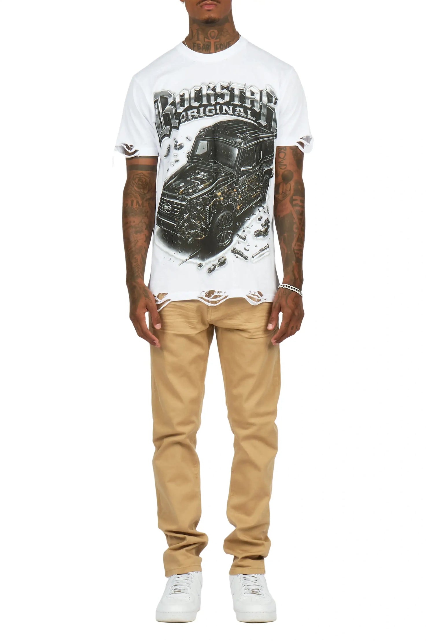 Devaughn Khaki Slim Fit Jean
