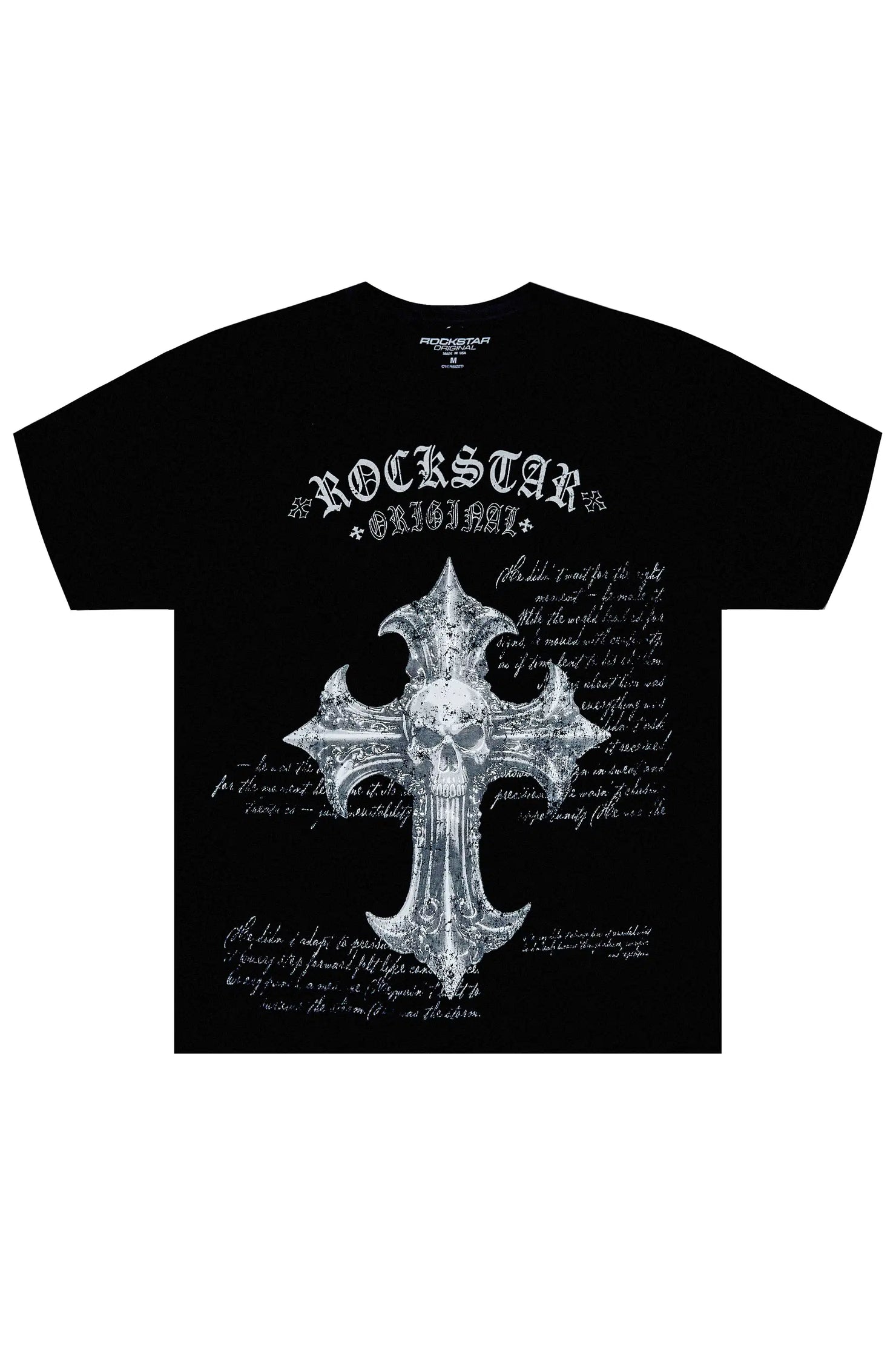 Shalisha Black Graphic Short Sleeve Tee