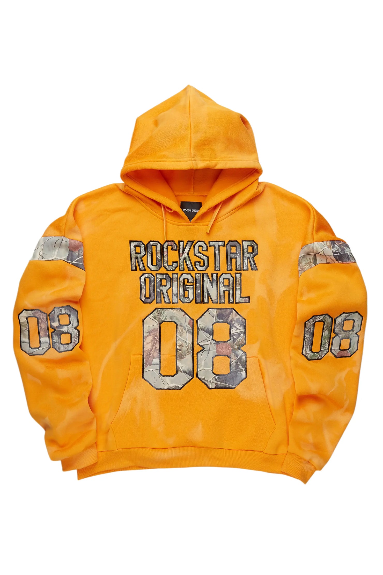 Atiya Orange Oversized Hoodie