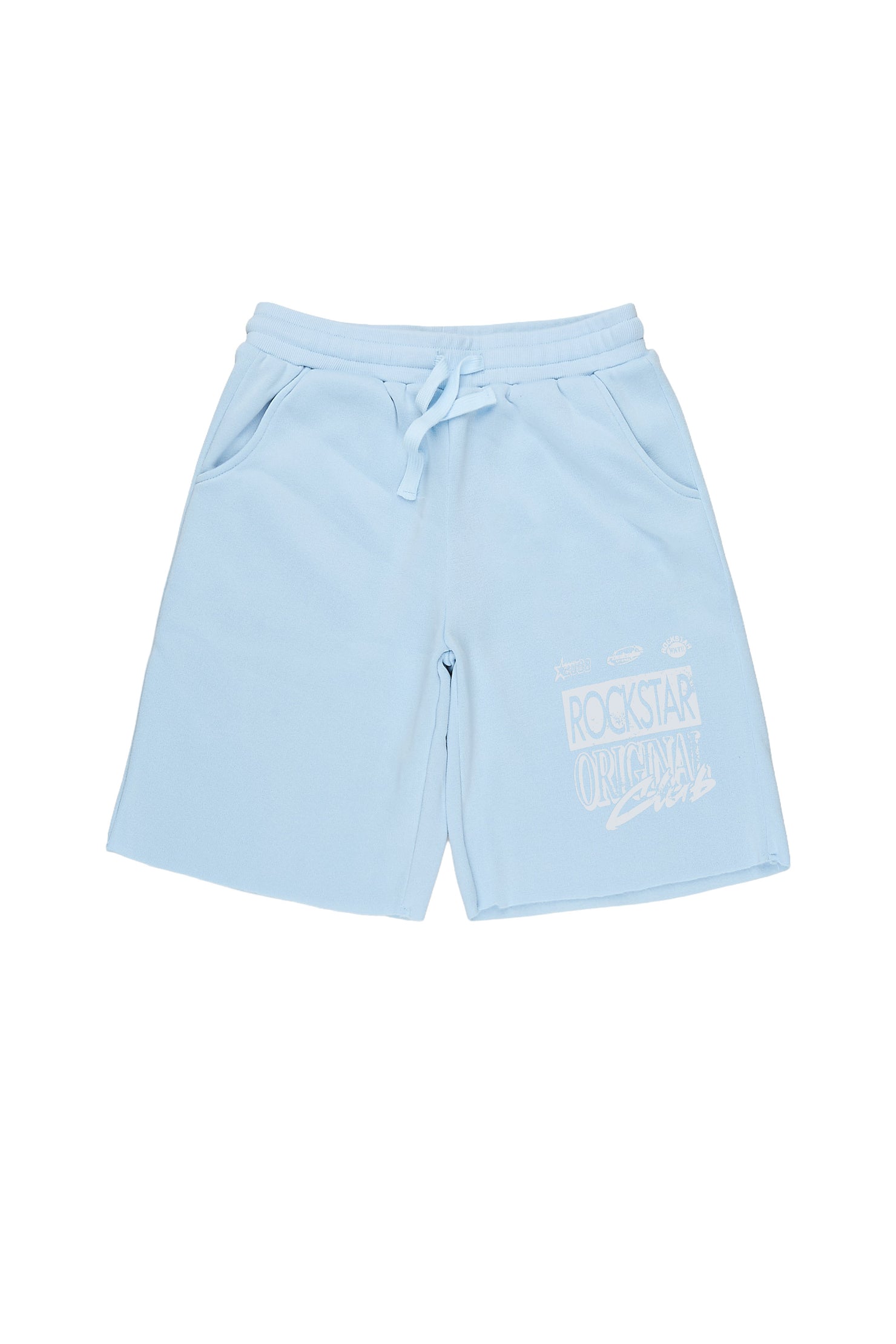 Boys Rylok Baby Blue Fleece Short
