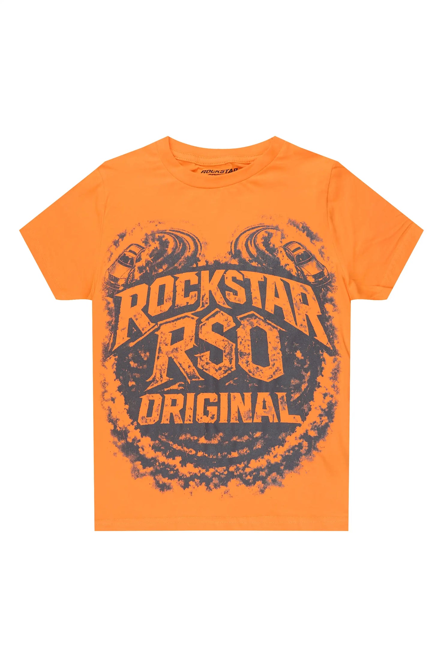 Boys Malen Orange Graphic T-Shirt