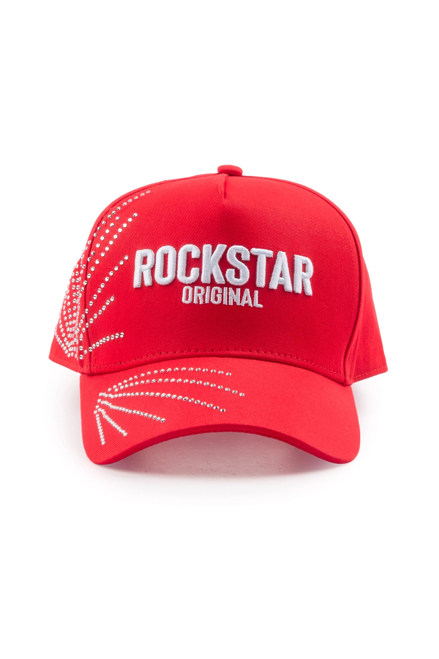 Baldwin Red Rhinestone Trucker Hat