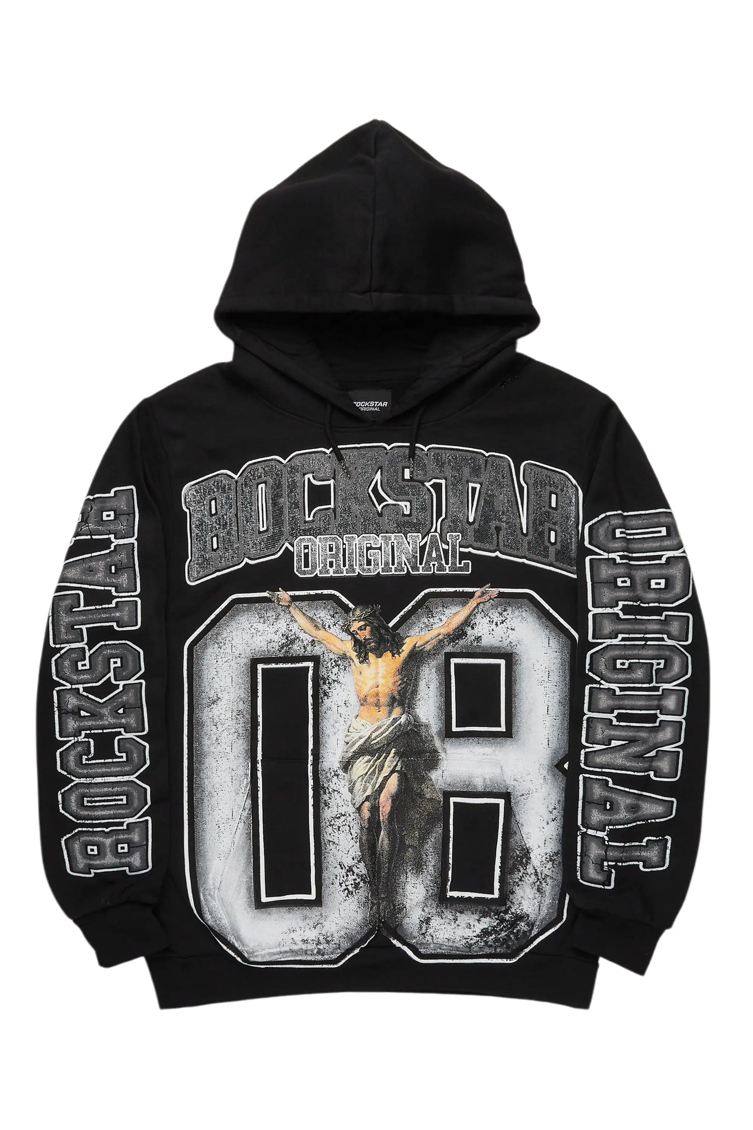 Fields Black/White Graphic Hoodie