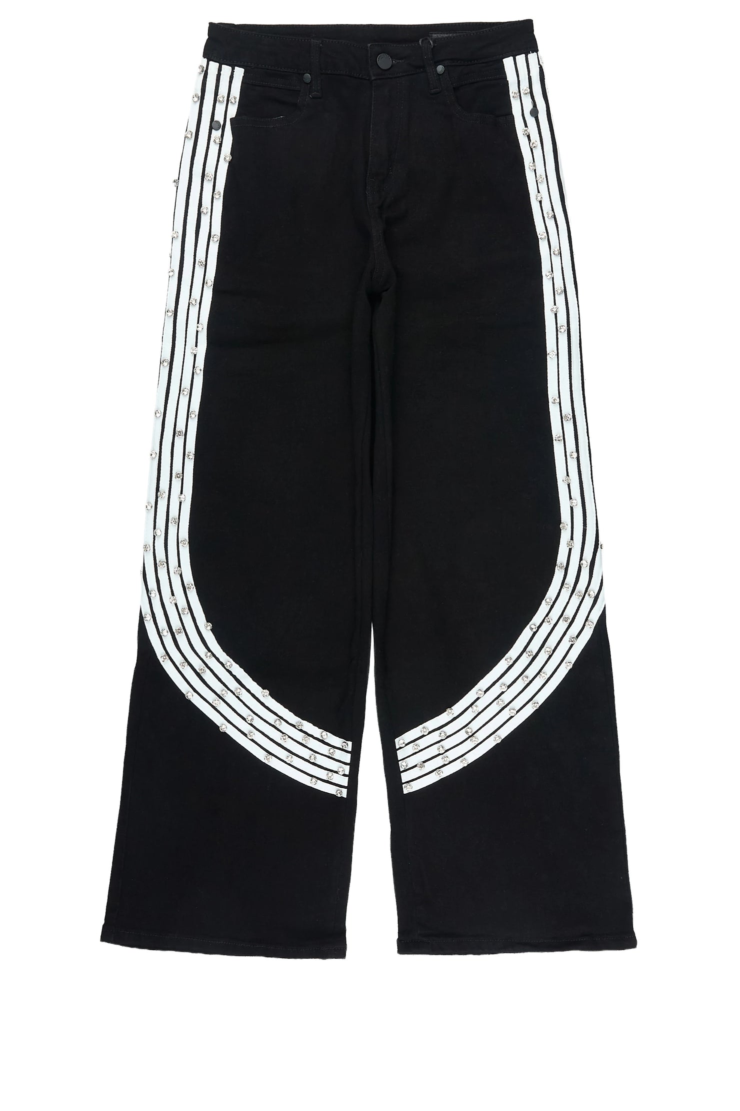 Boys Zayven Black Baggy Fit Jean