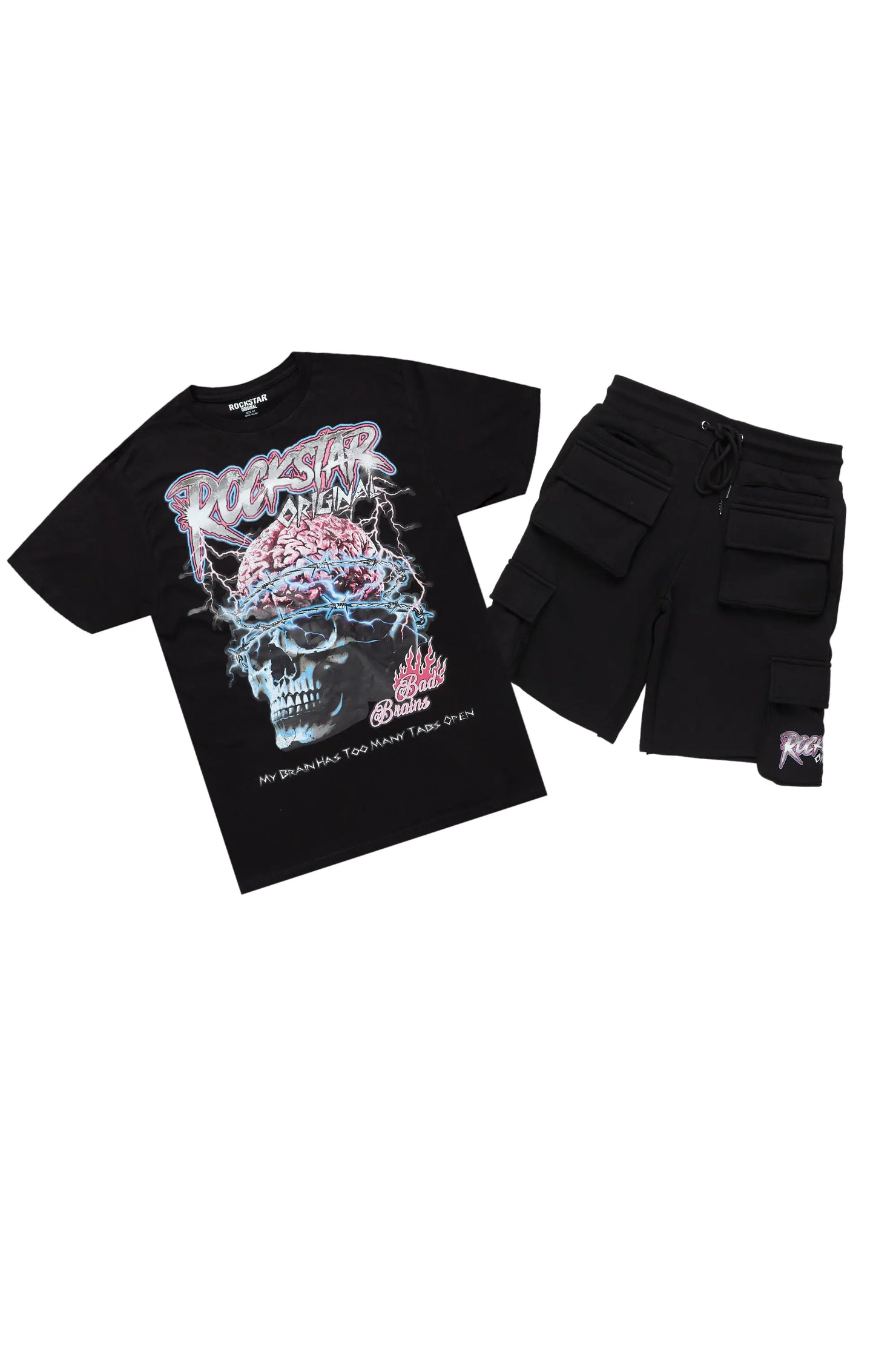 Bad Brains Black T-Shirt Short Set