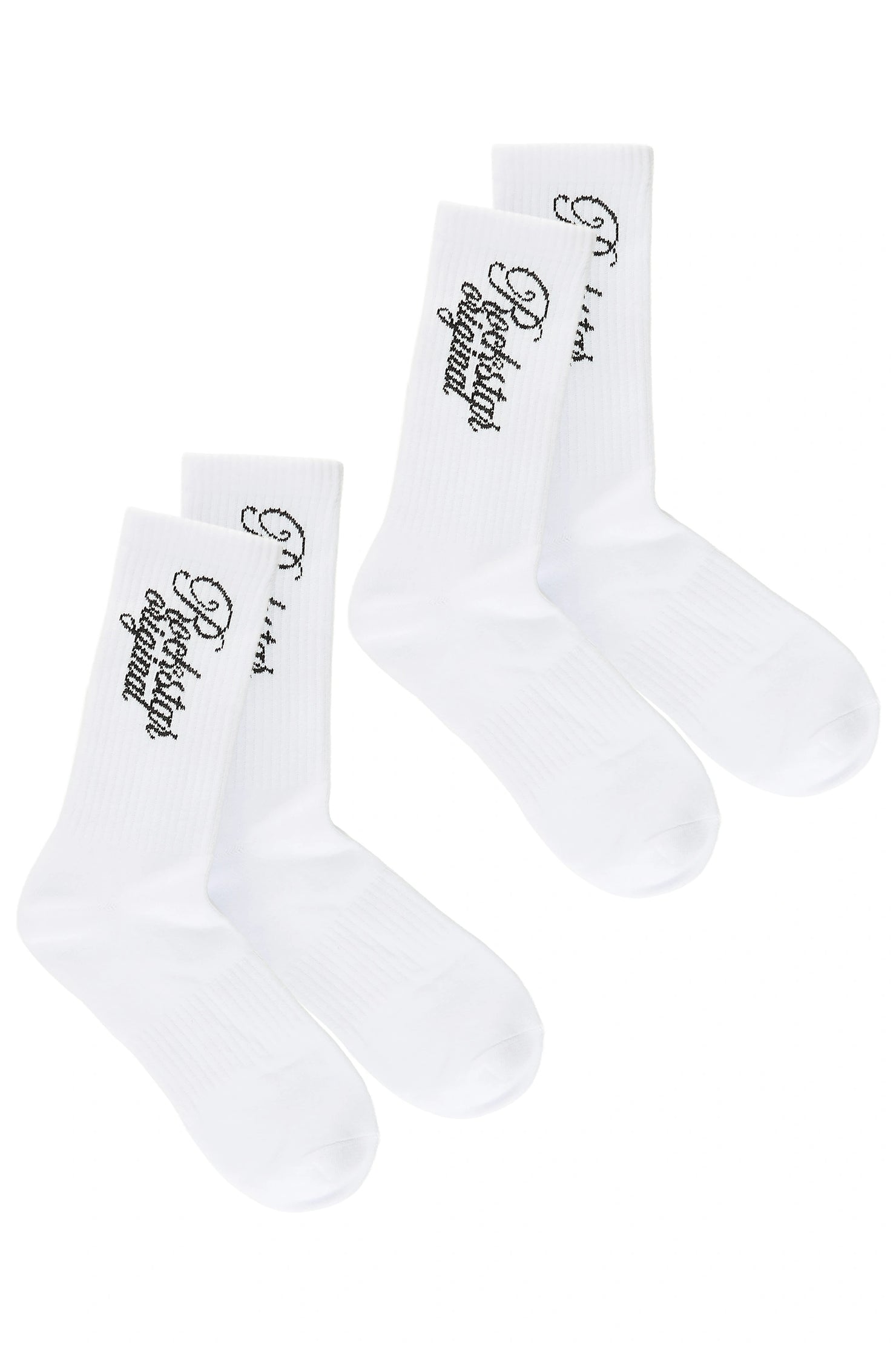 Threnody White Basic Socks 2 Pack