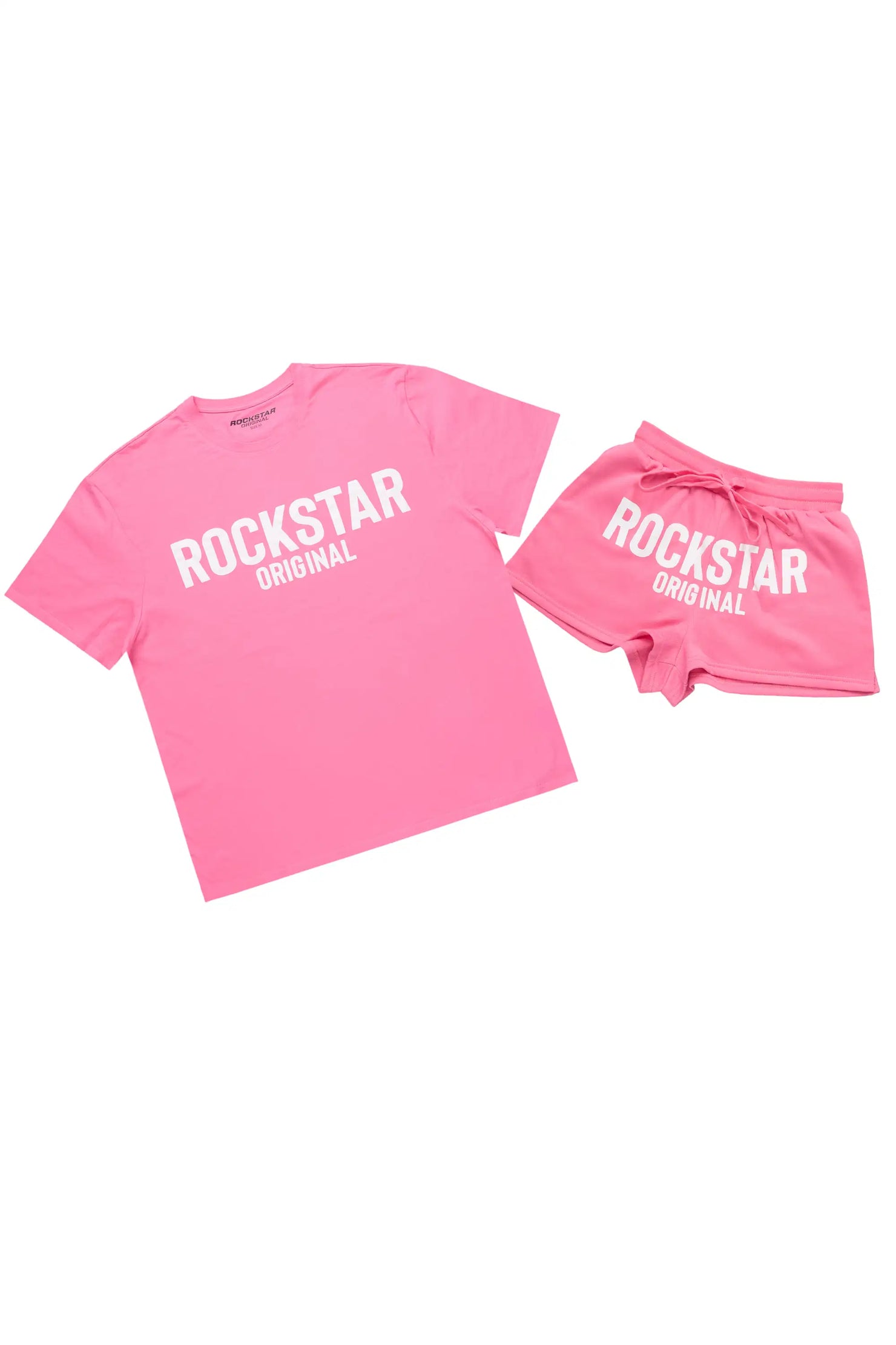 Sabrina Bubblegum Pink T-Shirt Short Set