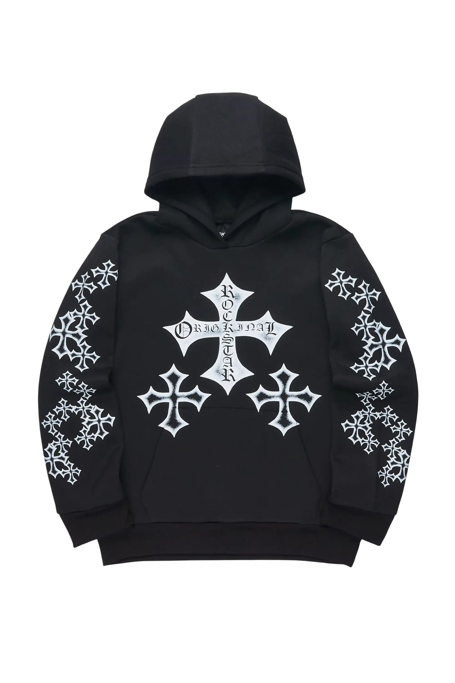 Boys Marizon Black Graphic Hoodie