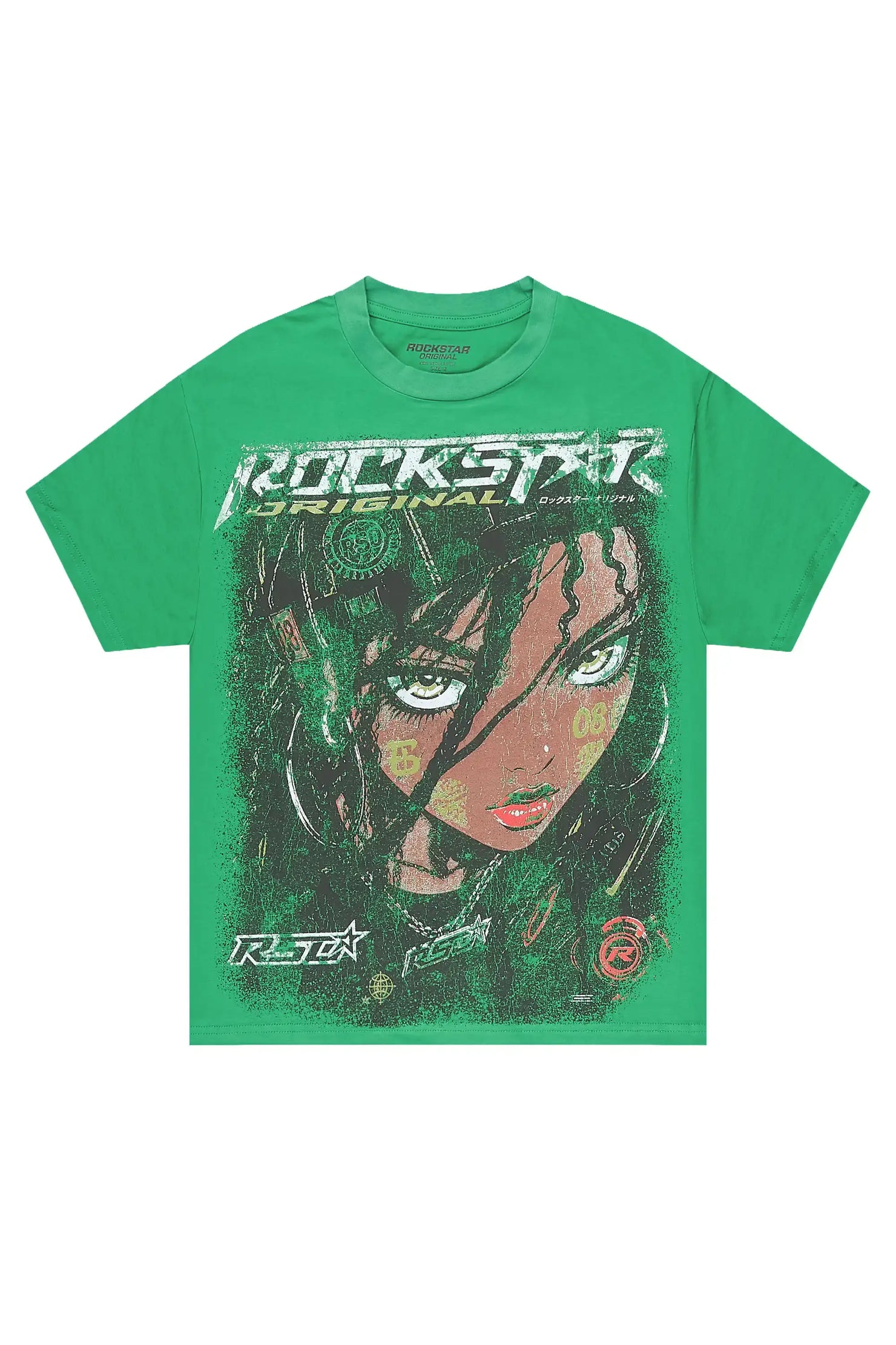 Boys Brayzo Green Graphic T-Shirt