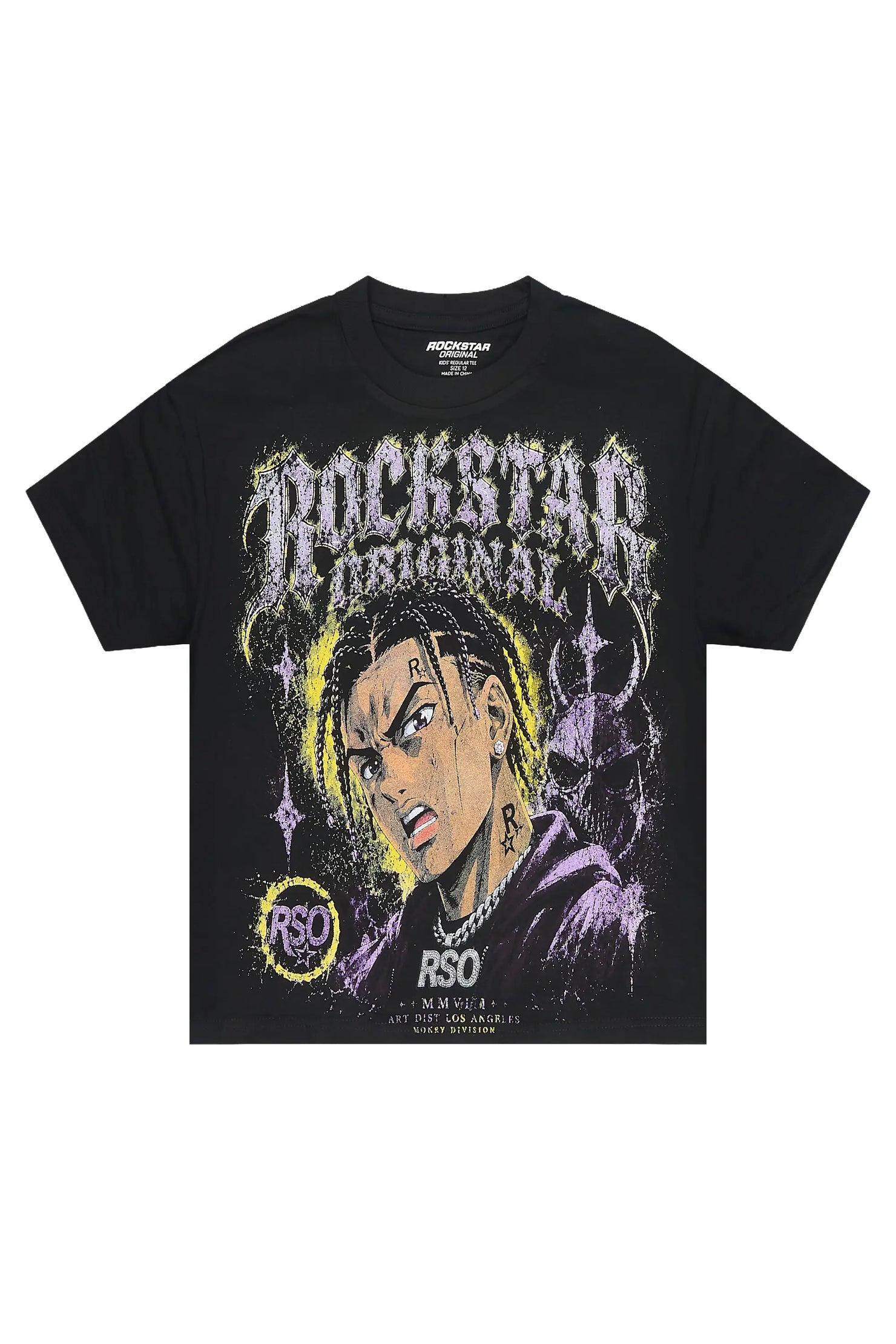 Boys Torell Black Graphic T-Shirt