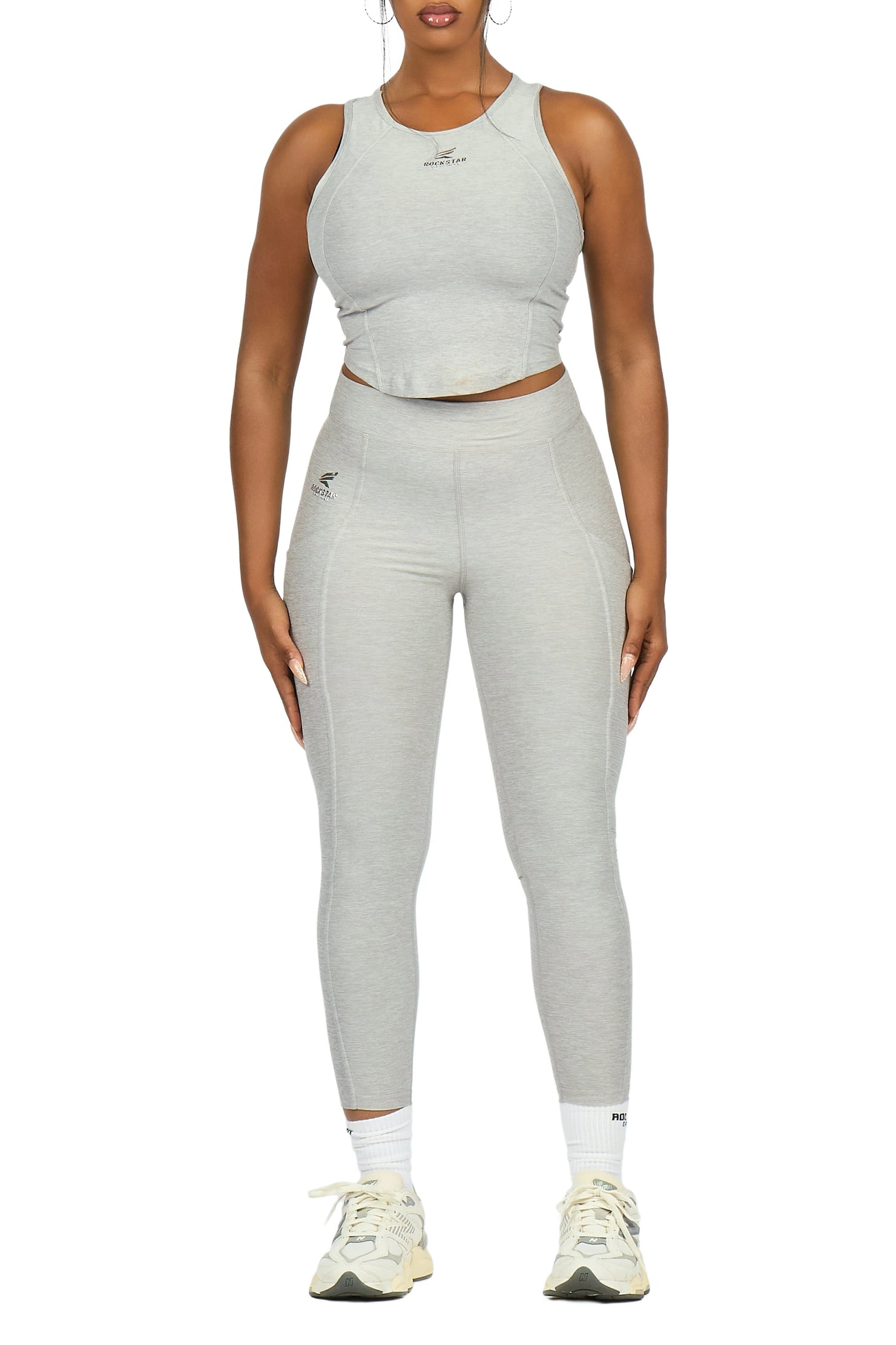 Laveta Grey Tank Active Set