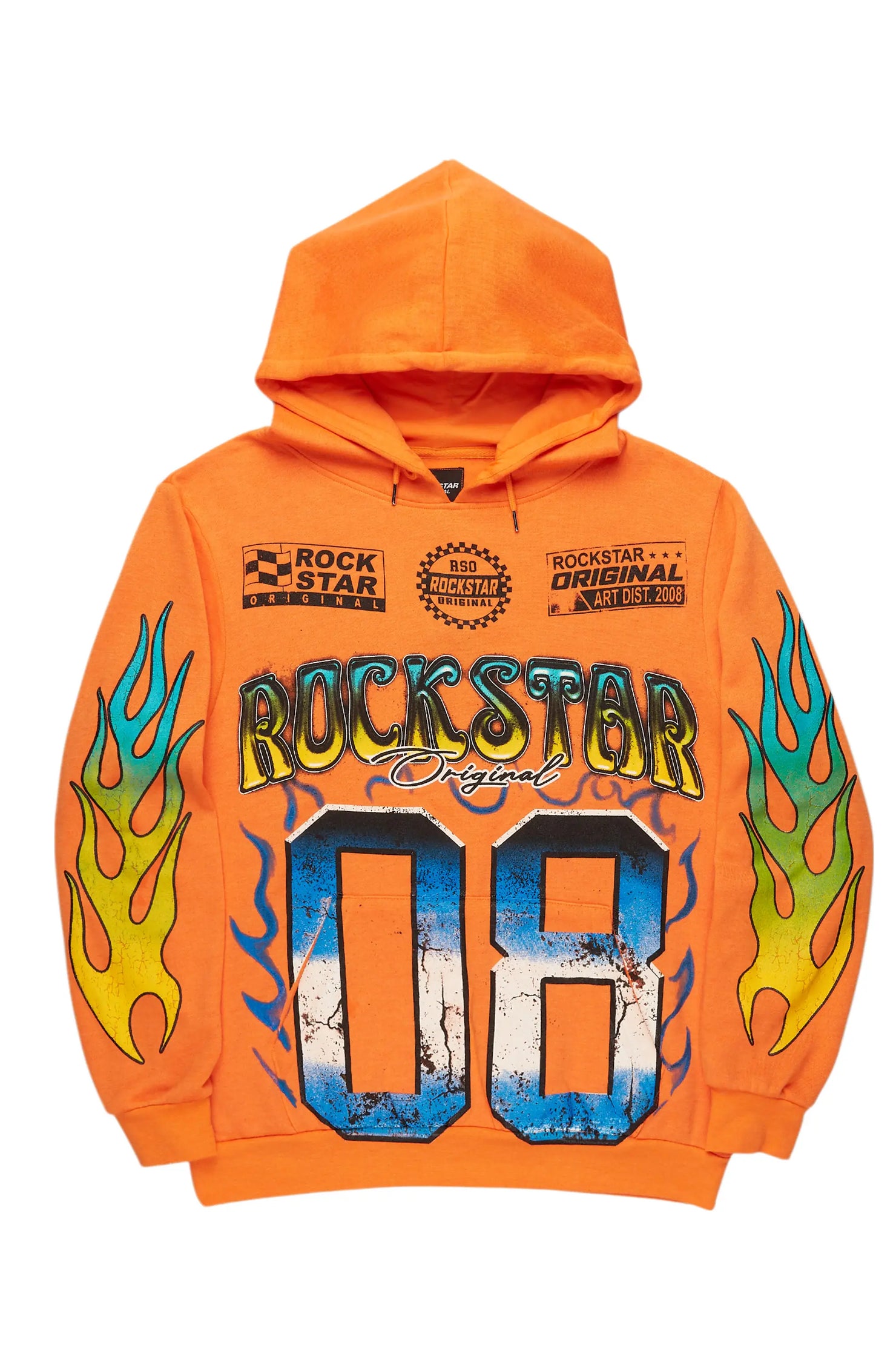 Quito Orange Graphic Hoodie