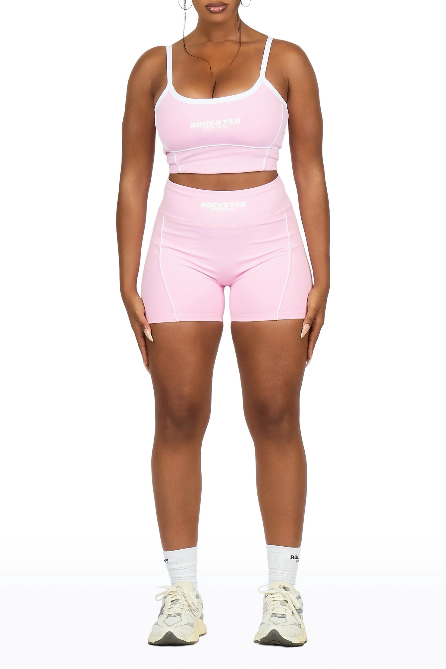 Lamiria Pink Active Bike Short Set